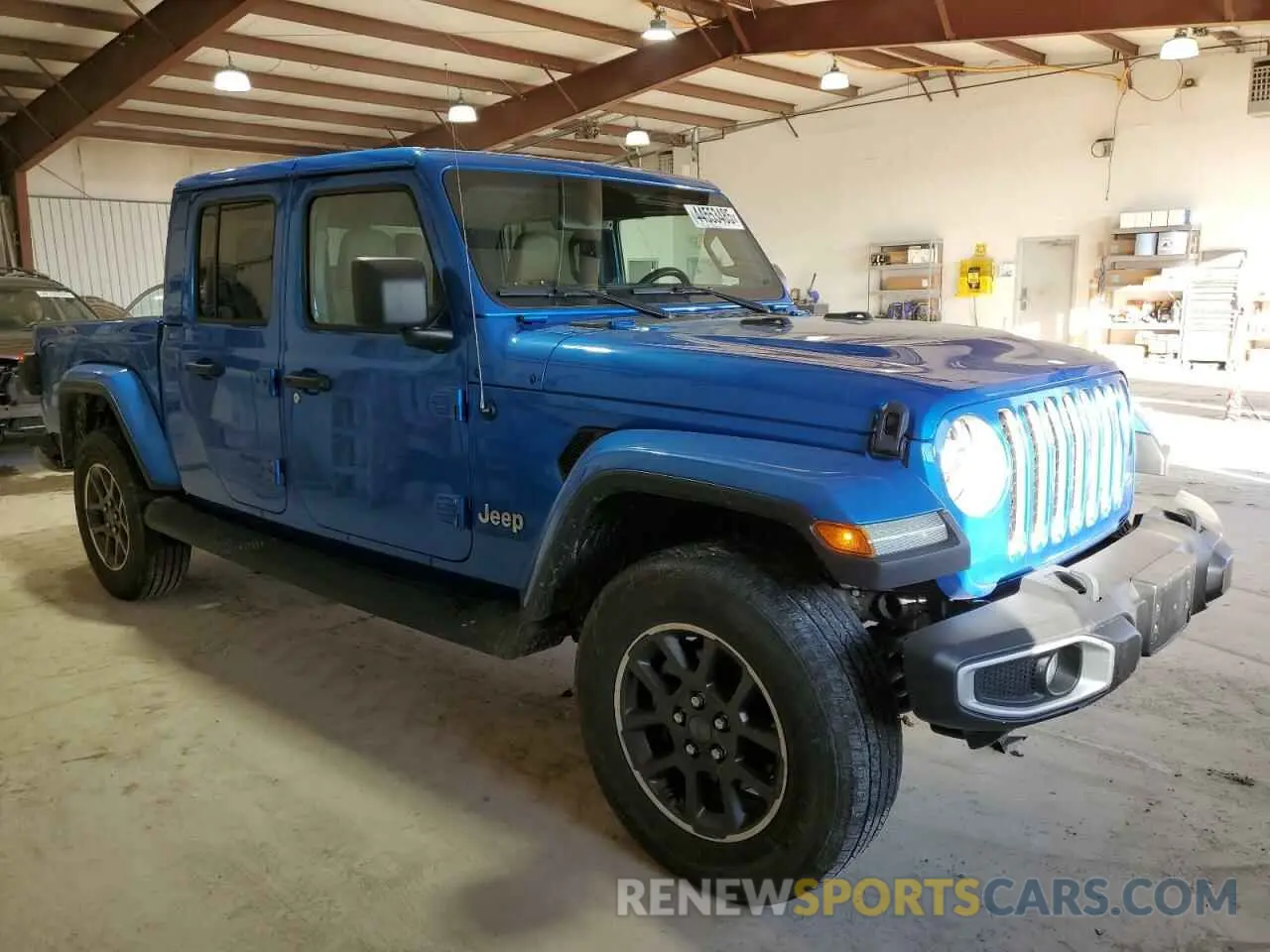 4 Photograph of a damaged car 1C6JJTFM7ML591503 JEEP GLADIATOR 2021