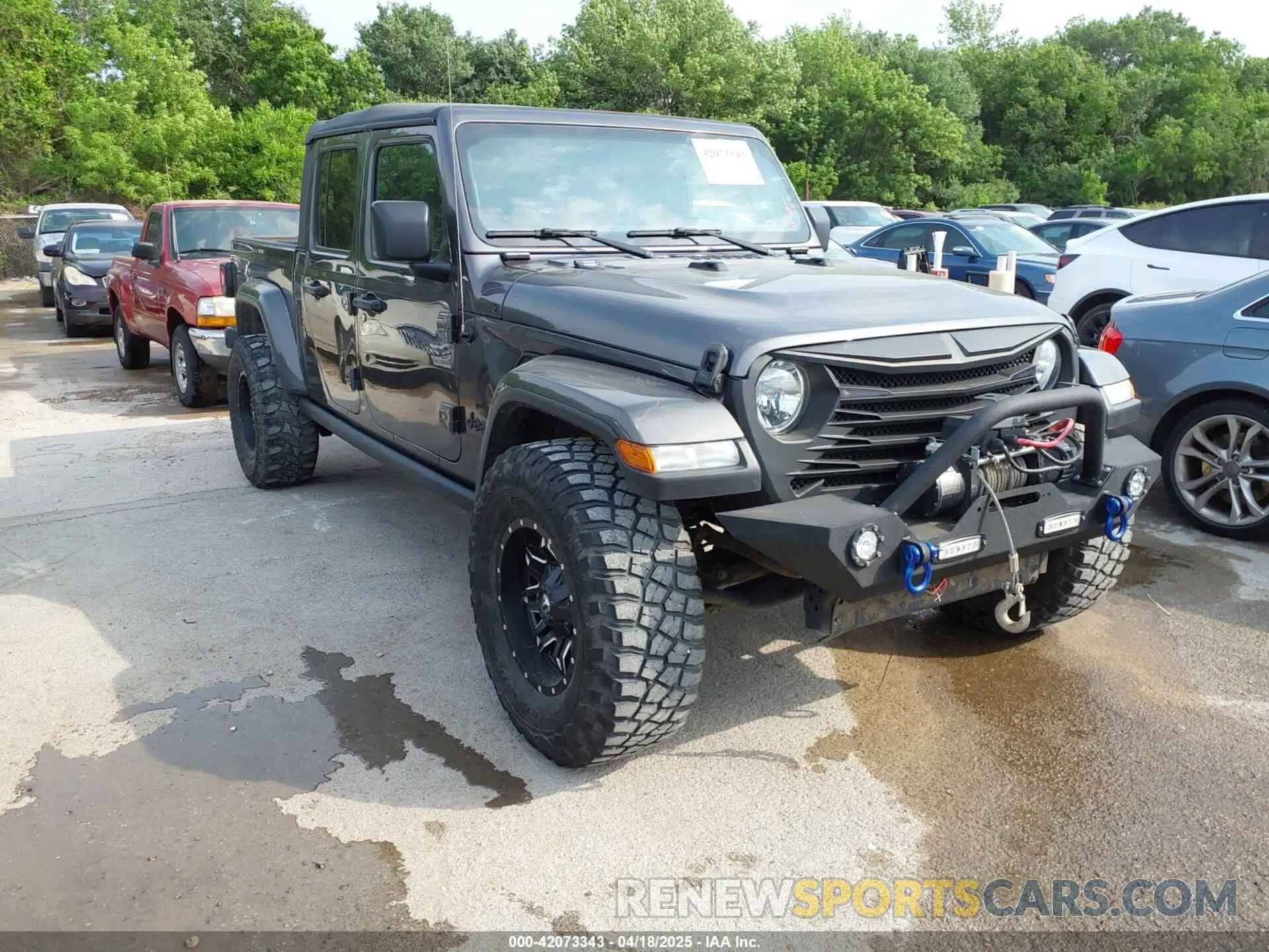 1 Photograph of a damaged car 1C6HJTAG0NL143489 JEEP GLADIATOR 2022