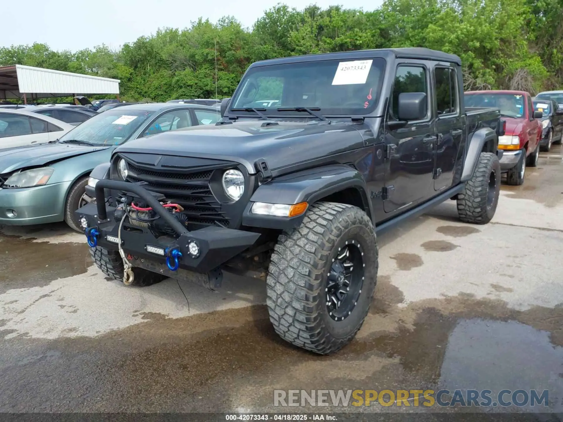 2 Photograph of a damaged car 1C6HJTAG0NL143489 JEEP GLADIATOR 2022