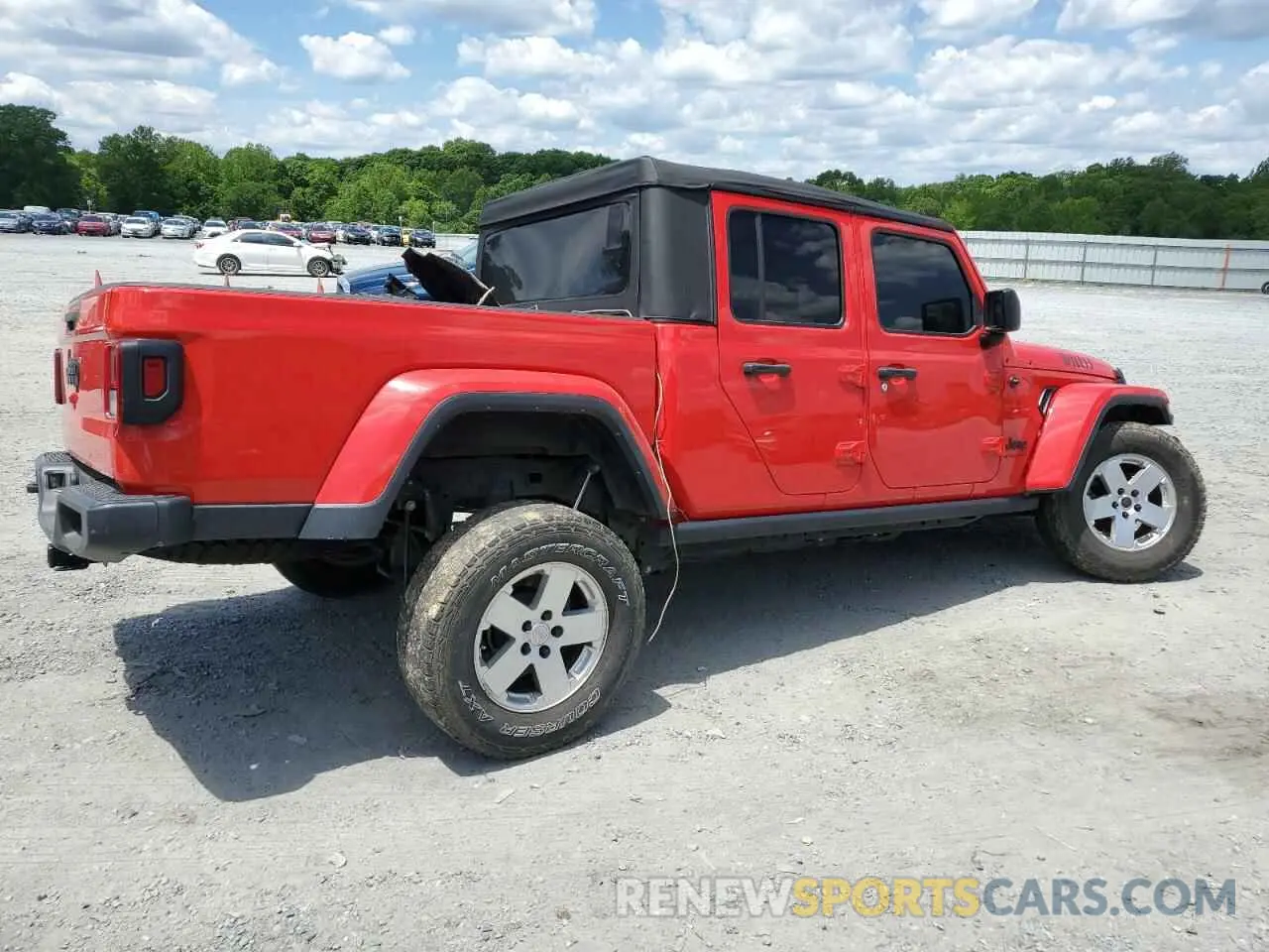 3 Photograph of a damaged car 1C6HJTAG0NL143816 JEEP GLADIATOR 2022