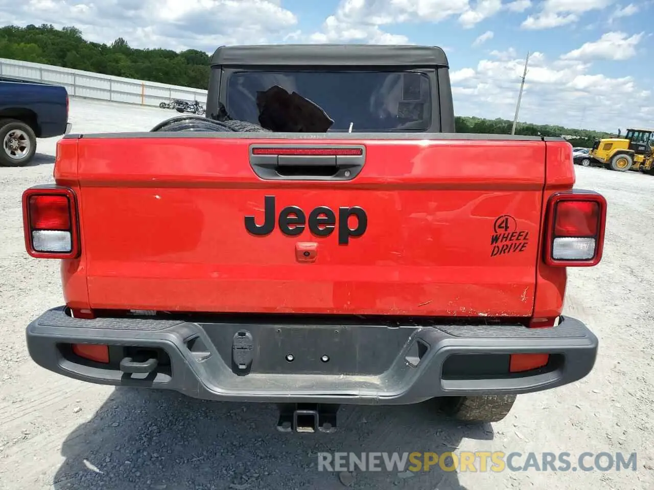 6 Photograph of a damaged car 1C6HJTAG0NL143816 JEEP GLADIATOR 2022