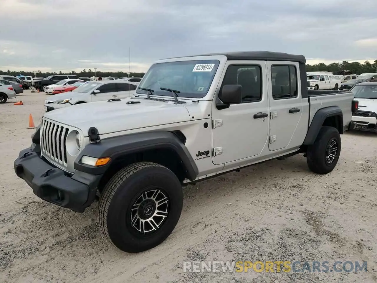 1 Photograph of a damaged car 1C6HJTAG1NL110162 JEEP GLADIATOR 2022