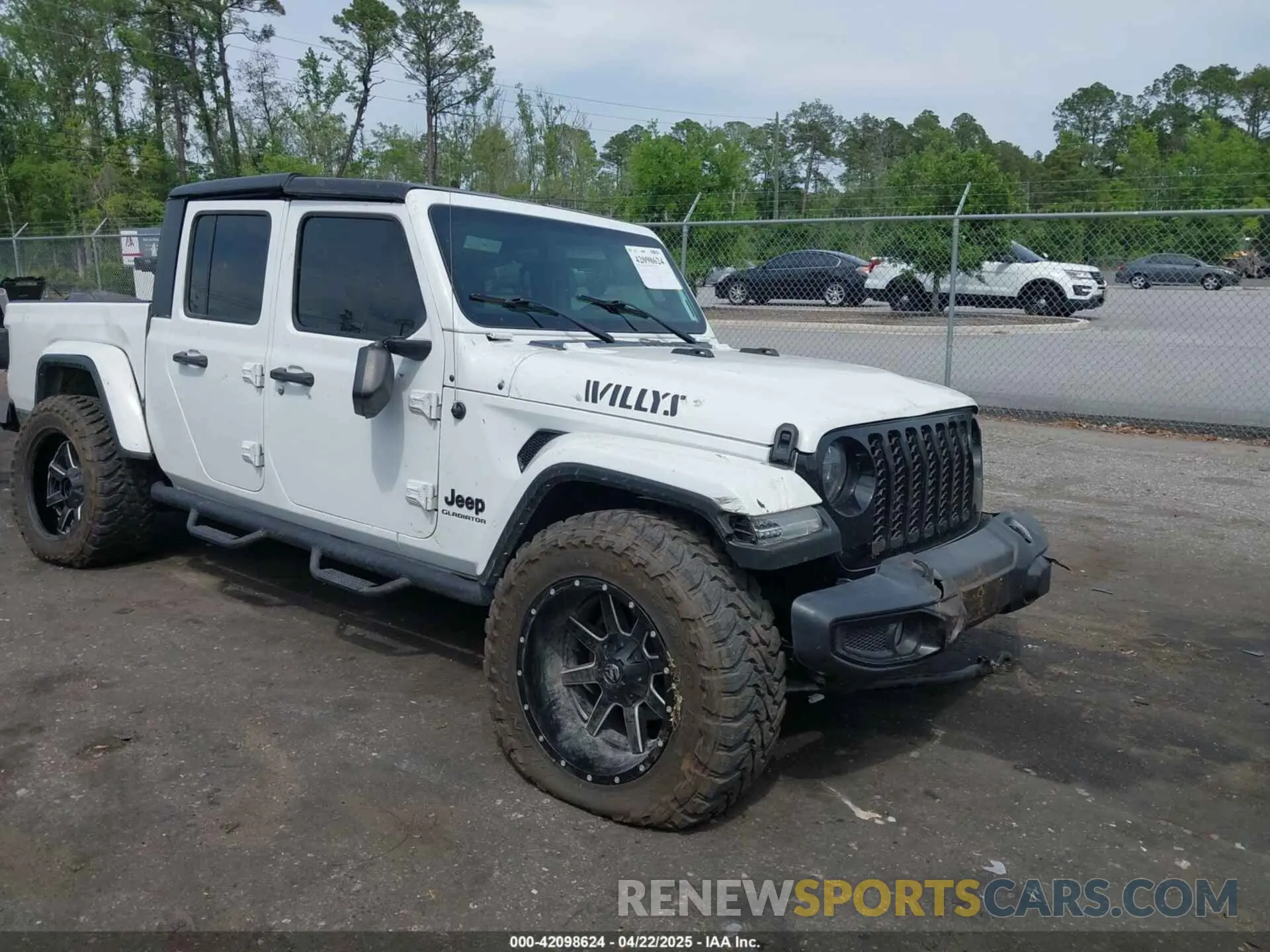 1 Photograph of a damaged car 1C6HJTAG1NL144540 JEEP GLADIATOR 2022
