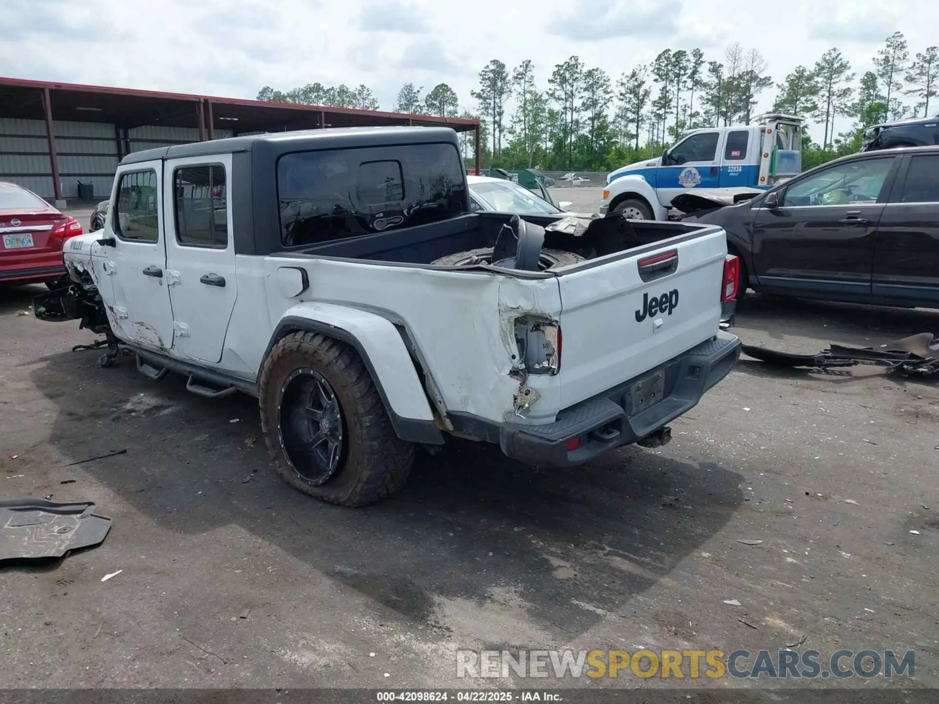 3 Photograph of a damaged car 1C6HJTAG1NL144540 JEEP GLADIATOR 2022