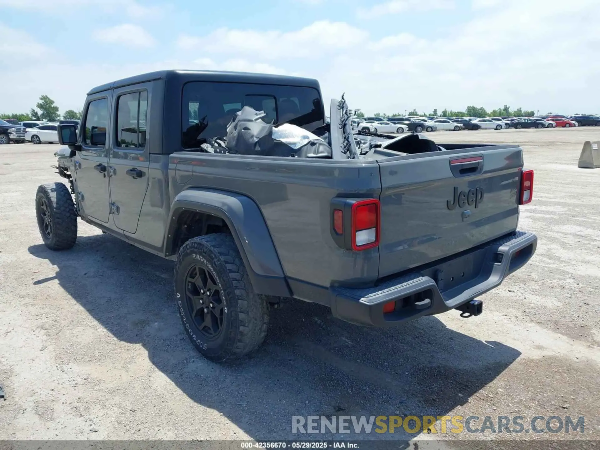 3 Photograph of a damaged car 1C6HJTAG2NL120294 JEEP GLADIATOR 2022