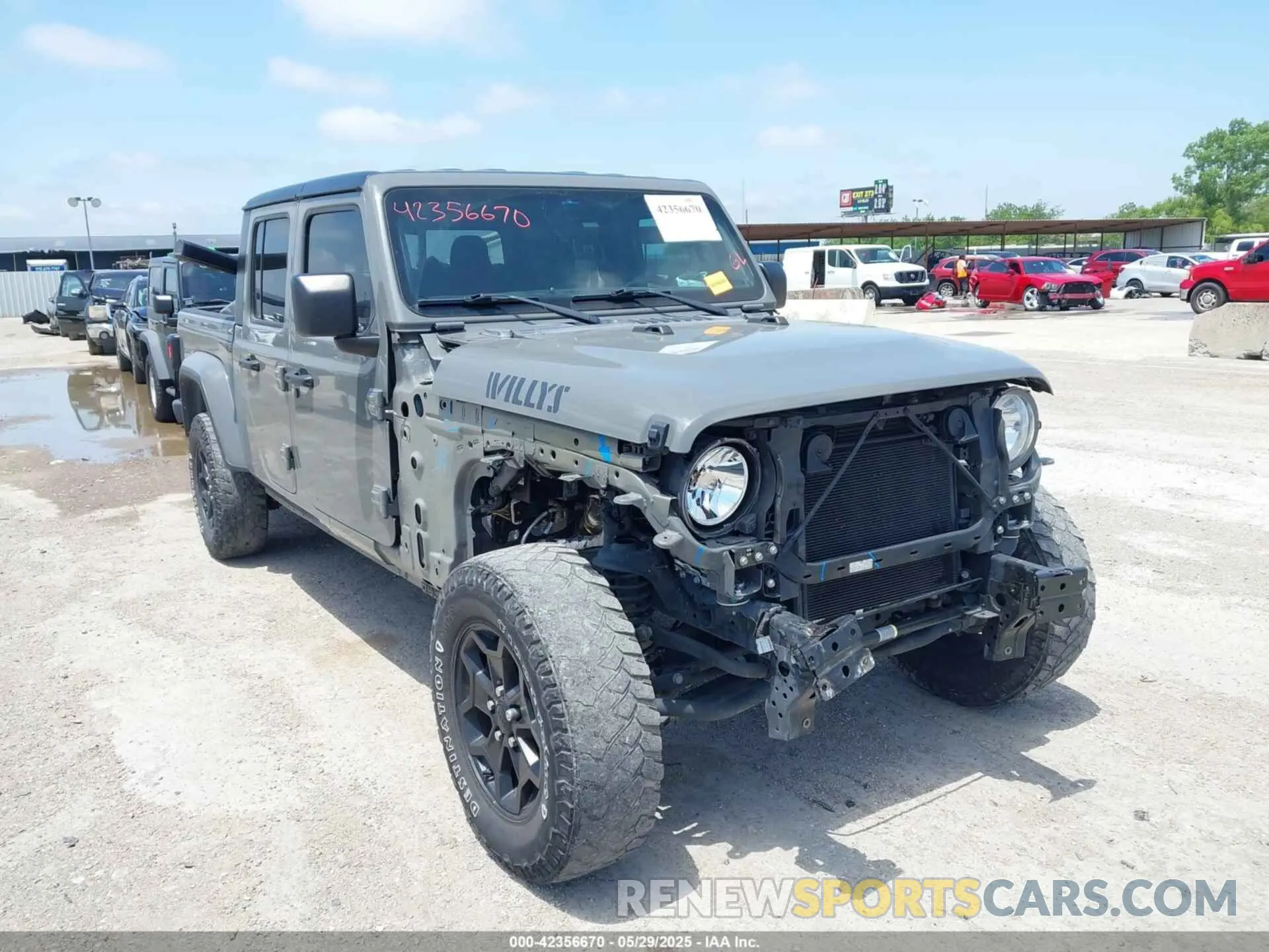6 Photograph of a damaged car 1C6HJTAG2NL120294 JEEP GLADIATOR 2022