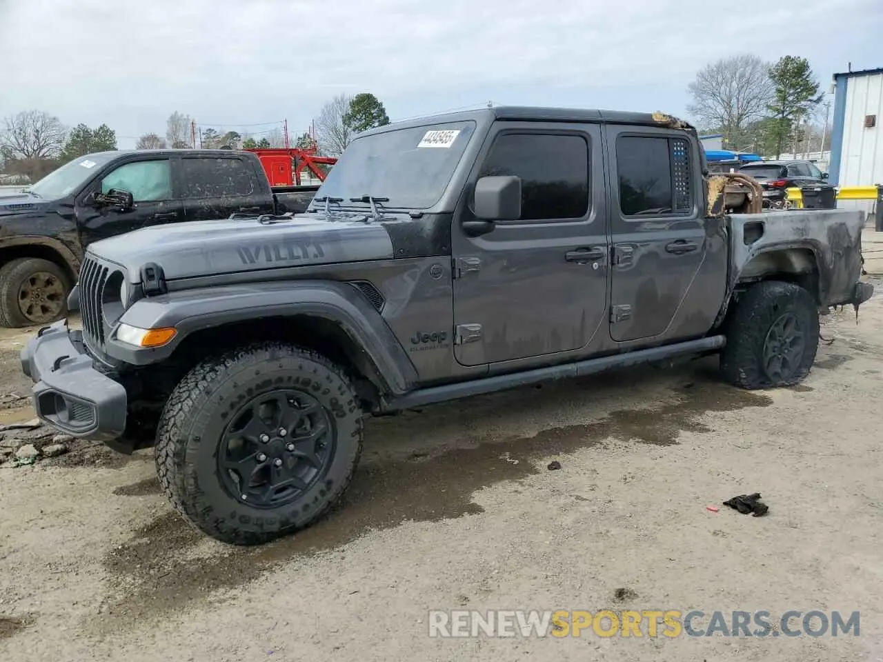 1 Photograph of a damaged car 1C6HJTAG2NL128766 JEEP GLADIATOR 2022