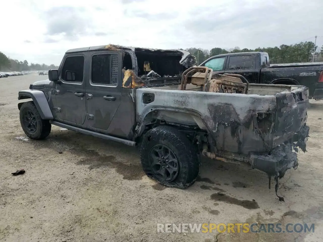 2 Photograph of a damaged car 1C6HJTAG2NL128766 JEEP GLADIATOR 2022