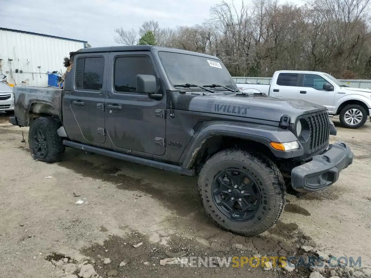 4 Photograph of a damaged car 1C6HJTAG2NL128766 JEEP GLADIATOR 2022