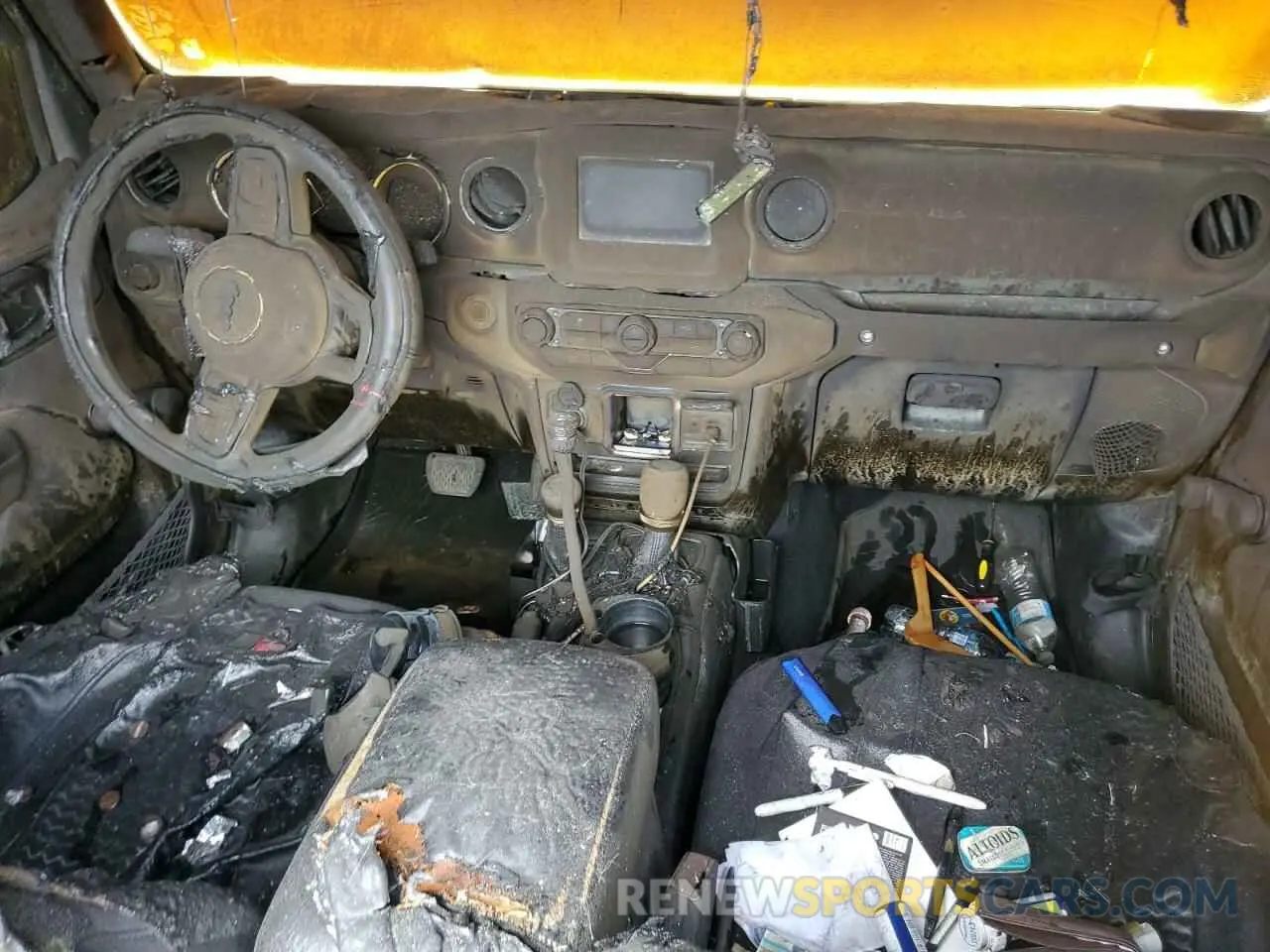 8 Photograph of a damaged car 1C6HJTAG2NL128766 JEEP GLADIATOR 2022