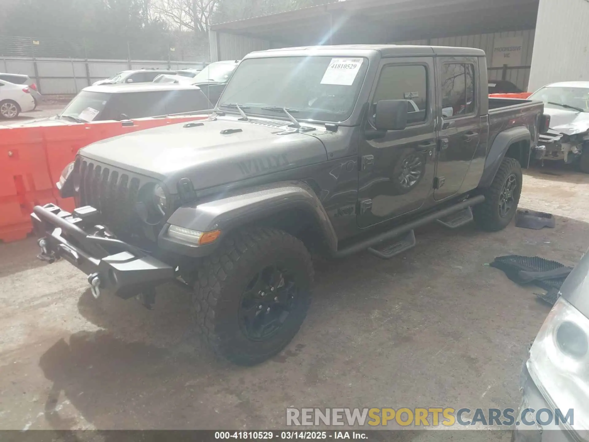 2 Photograph of a damaged car 1C6HJTAG2NL159595 JEEP GLADIATOR 2022