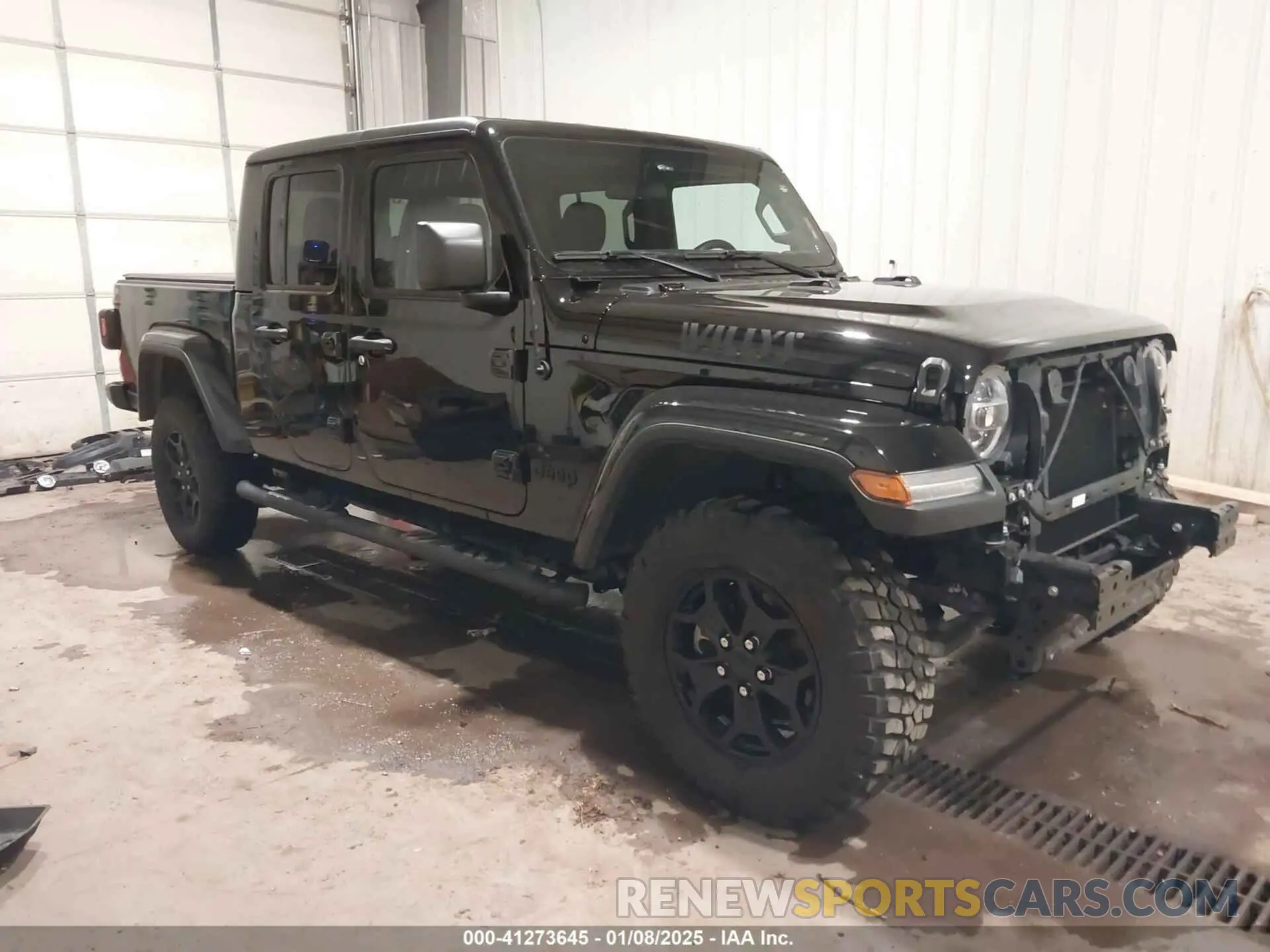 1 Photograph of a damaged car 1C6HJTAG2NL163338 JEEP GLADIATOR 2022