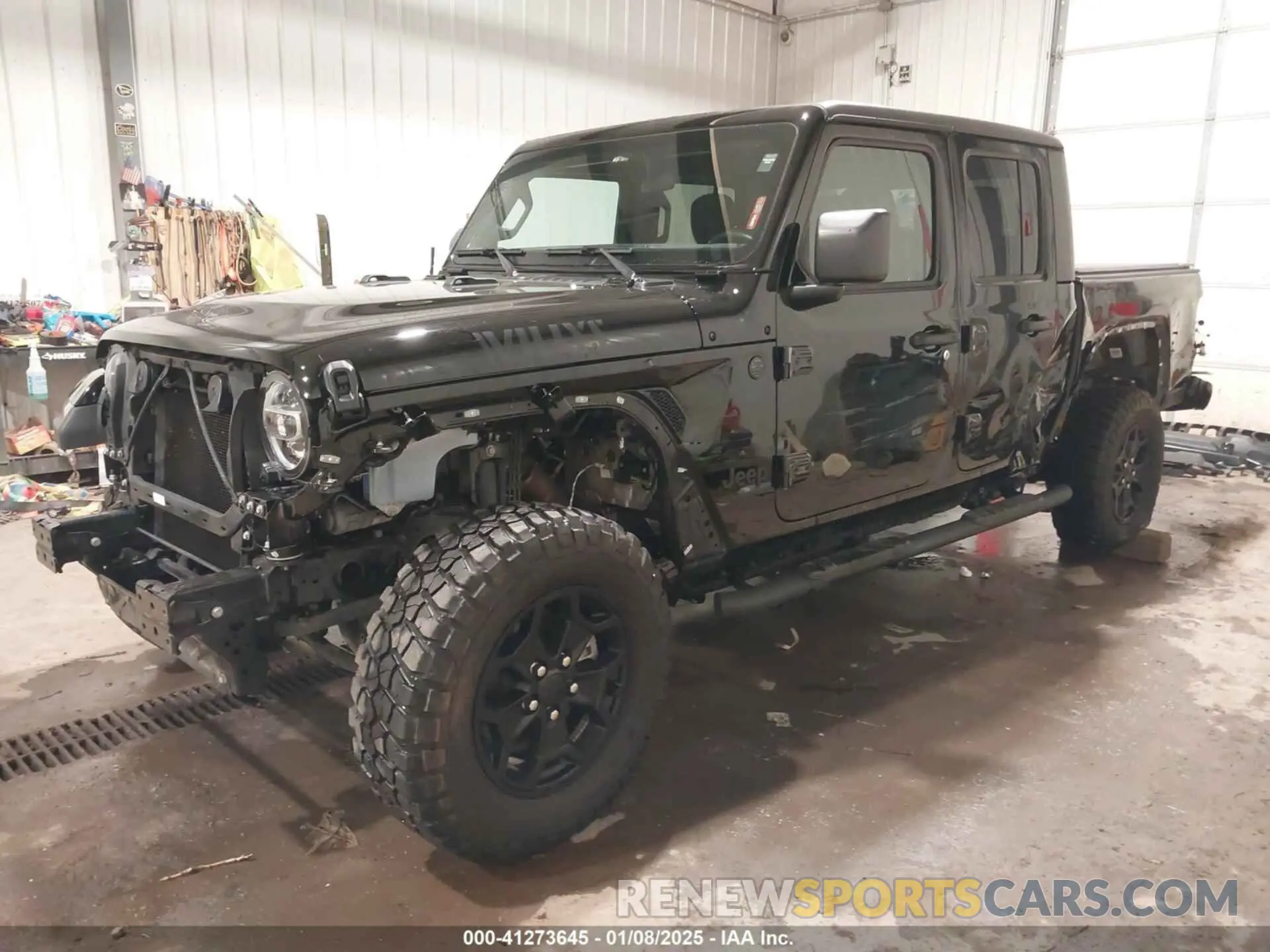2 Photograph of a damaged car 1C6HJTAG2NL163338 JEEP GLADIATOR 2022