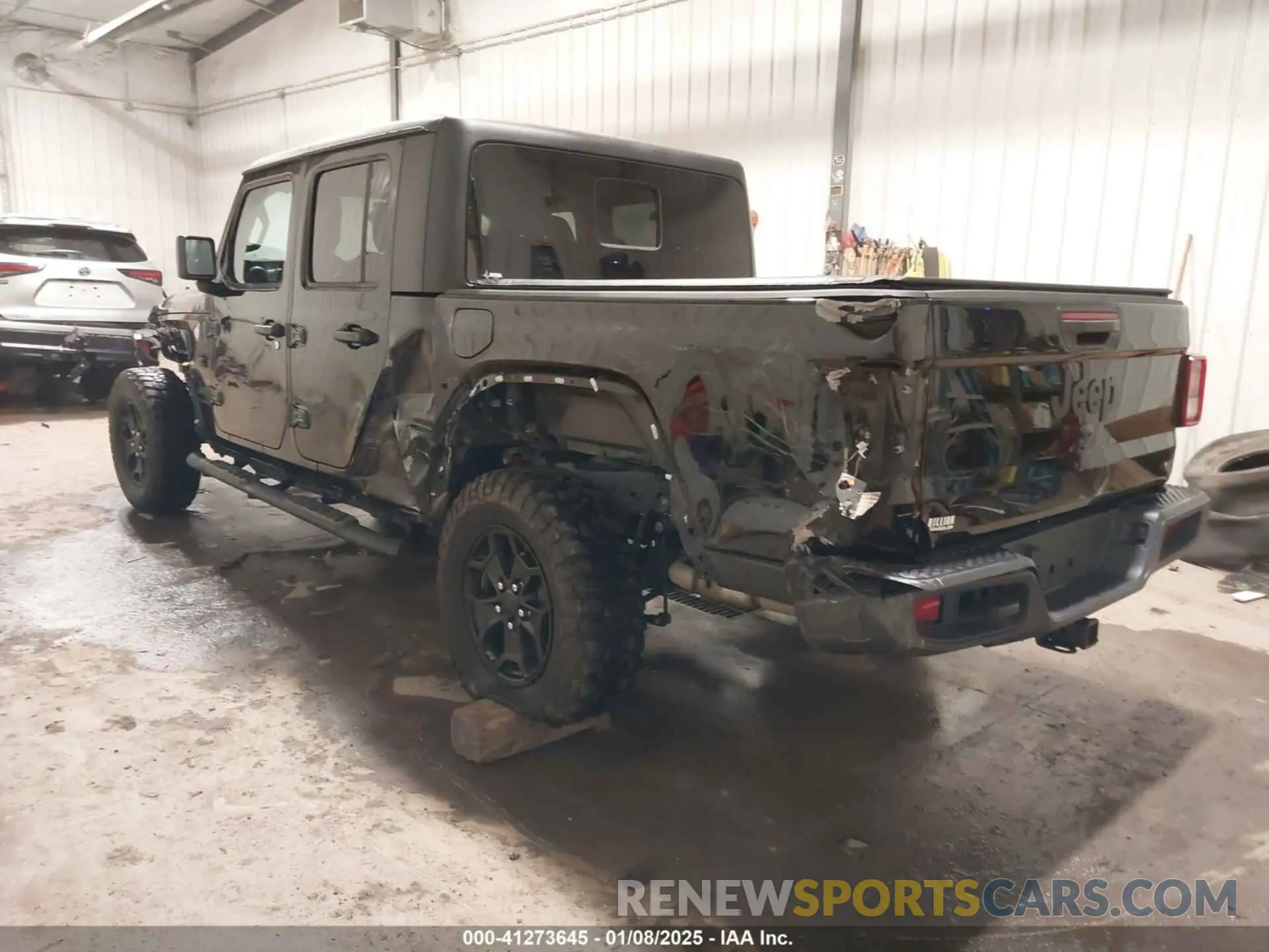 3 Photograph of a damaged car 1C6HJTAG2NL163338 JEEP GLADIATOR 2022