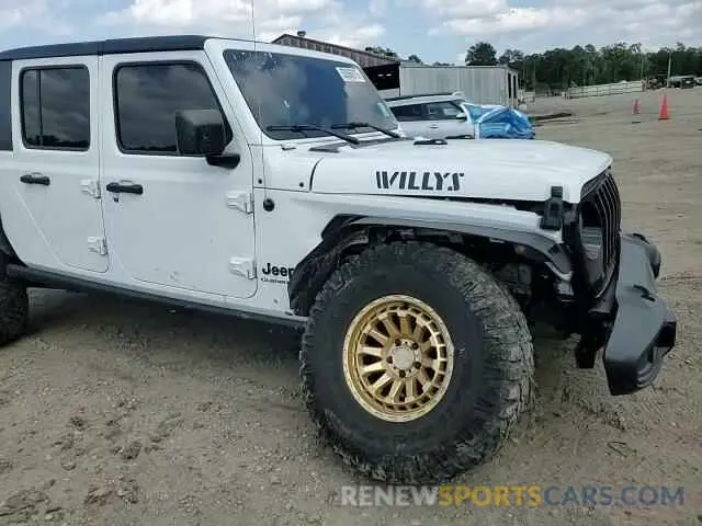 10 Photograph of a damaged car 1C6HJTAG3NL108428 JEEP GLADIATOR 2022