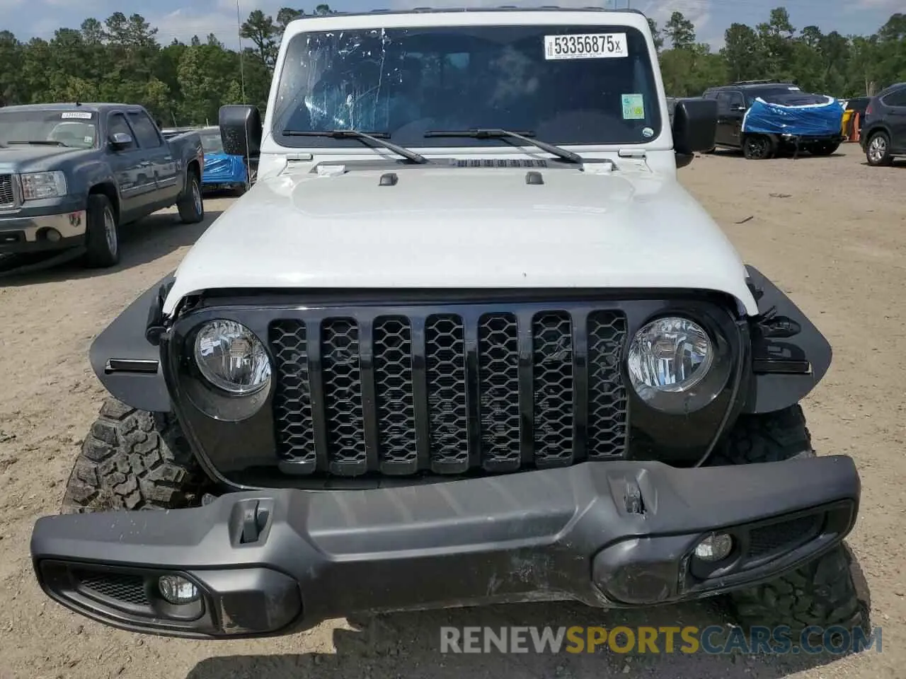 5 Photograph of a damaged car 1C6HJTAG3NL108428 JEEP GLADIATOR 2022