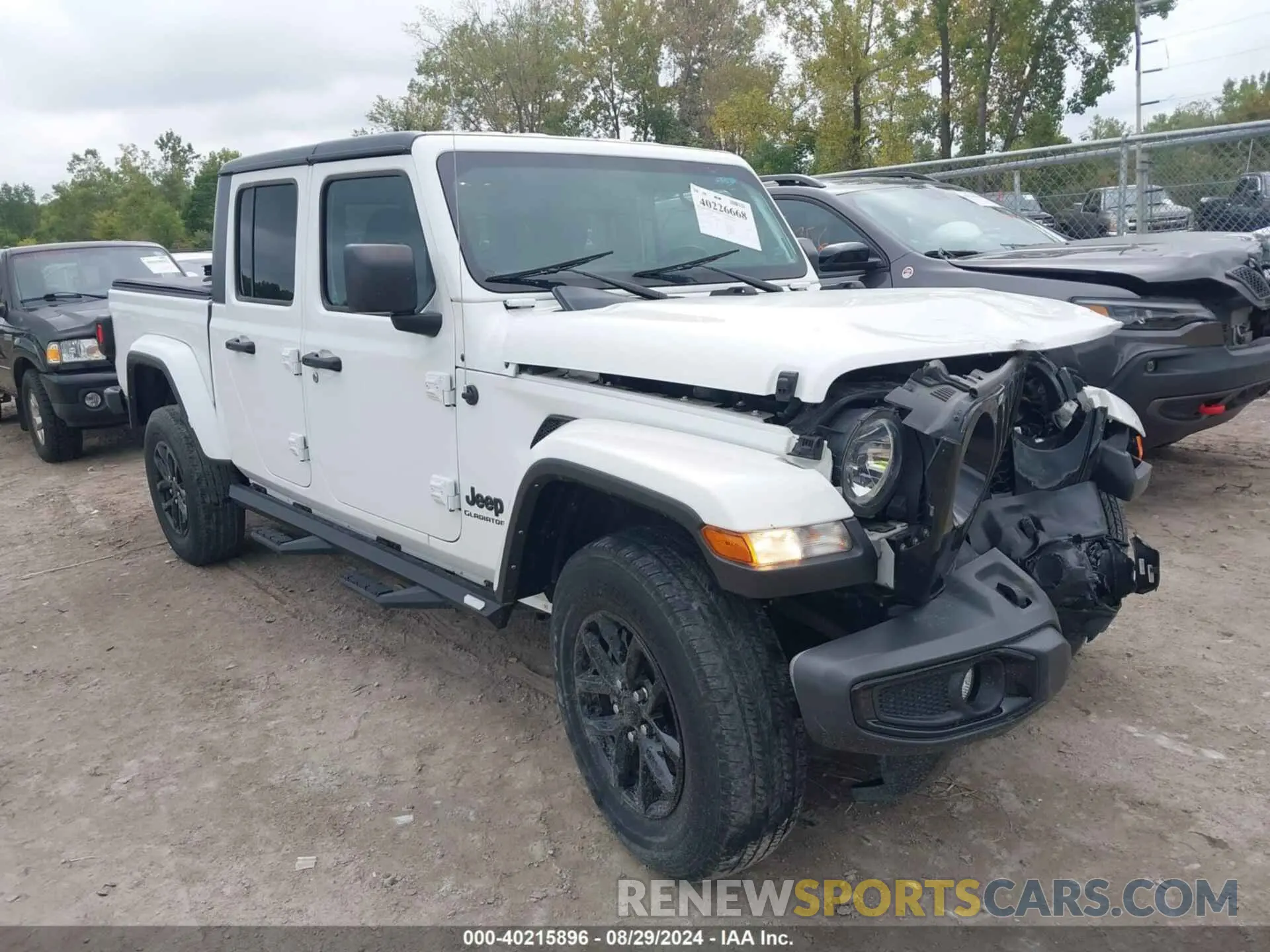 1 Photograph of a damaged car 1C6HJTAG3NL151845 JEEP GLADIATOR 2022