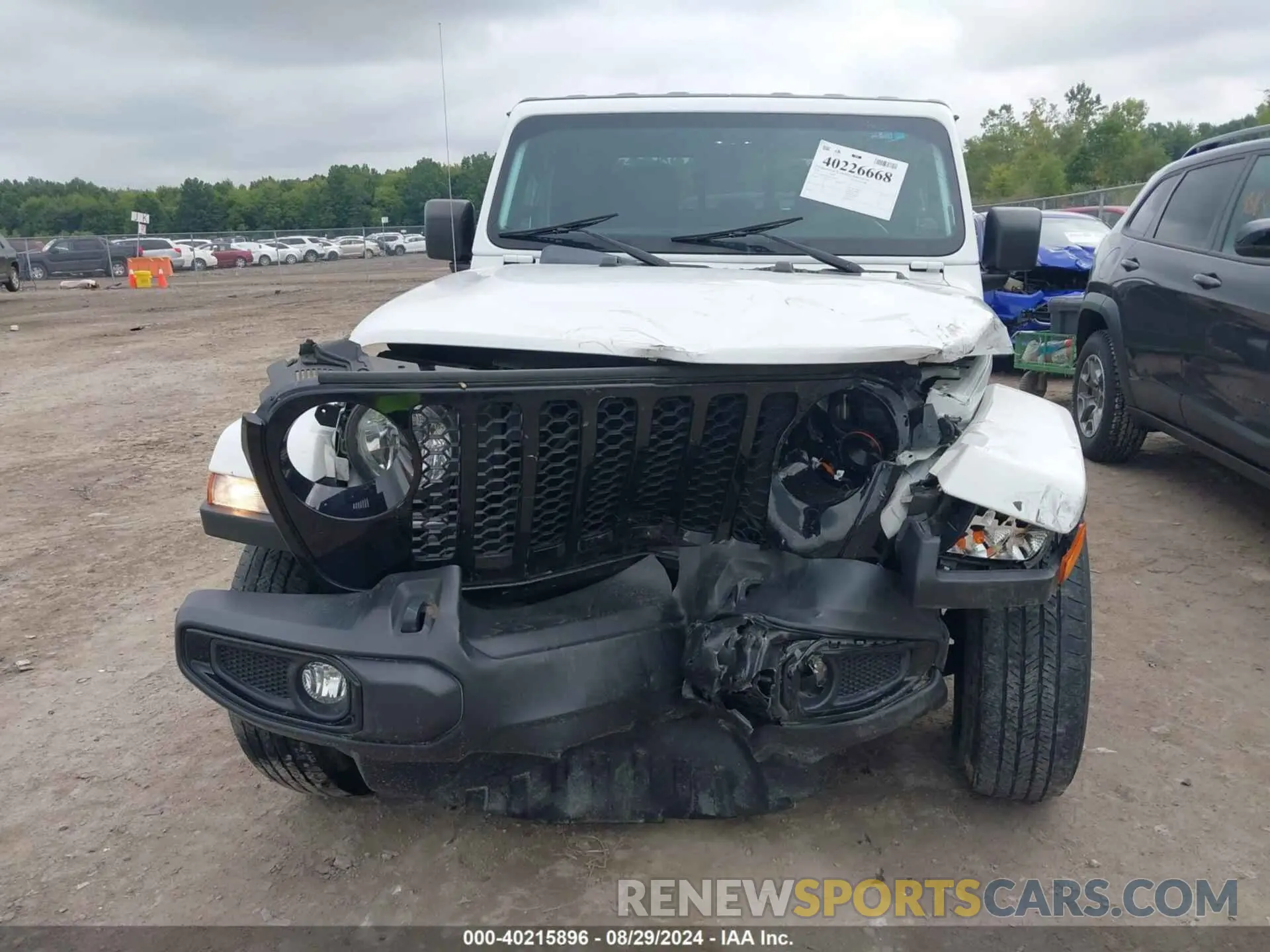 12 Photograph of a damaged car 1C6HJTAG3NL151845 JEEP GLADIATOR 2022