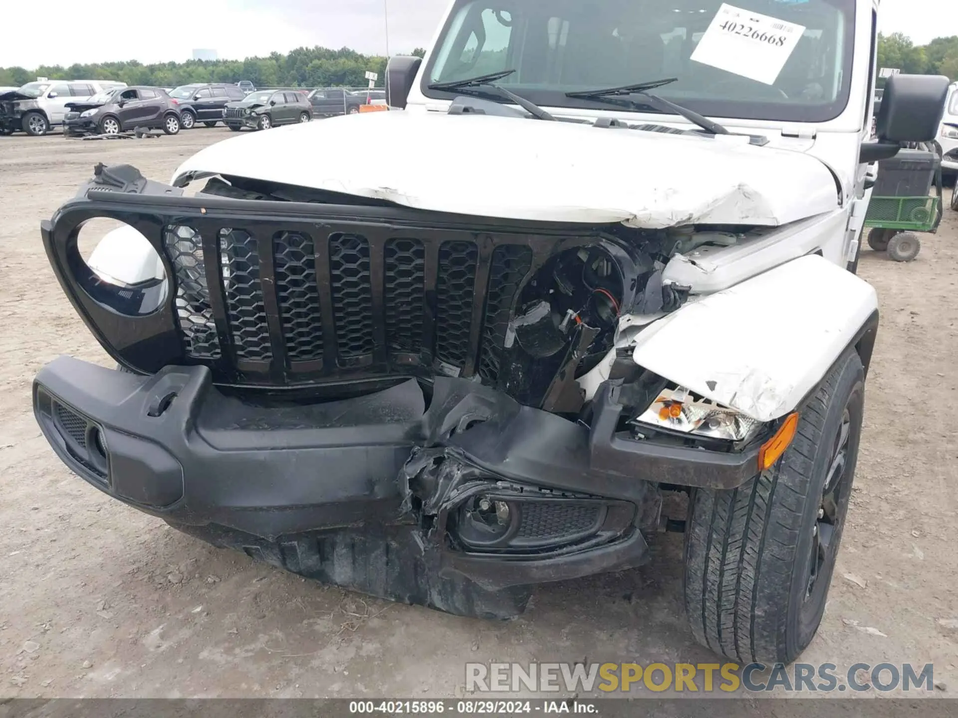 6 Photograph of a damaged car 1C6HJTAG3NL151845 JEEP GLADIATOR 2022