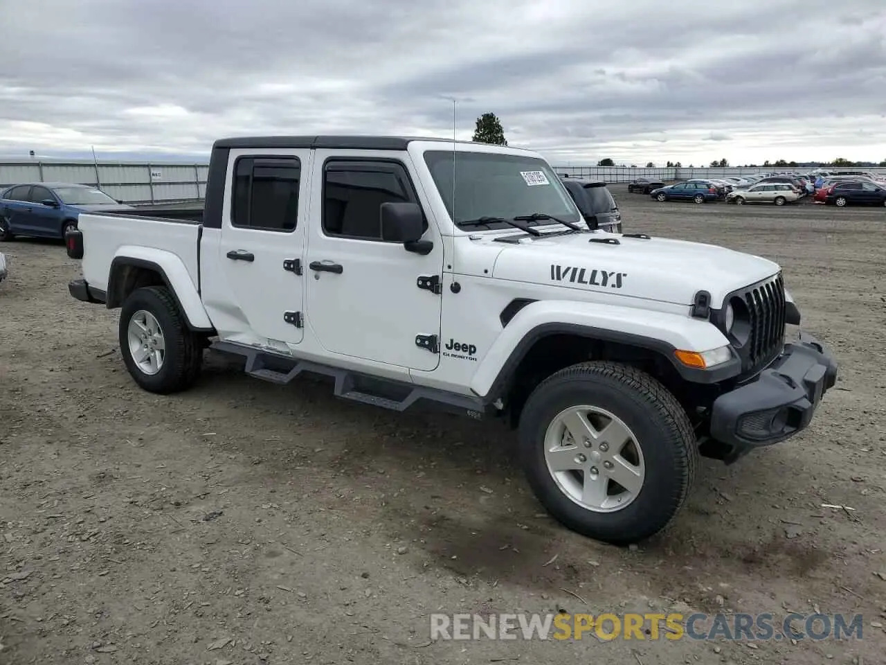 4 Photograph of a damaged car 1C6HJTAG3NL166183 JEEP GLADIATOR 2022