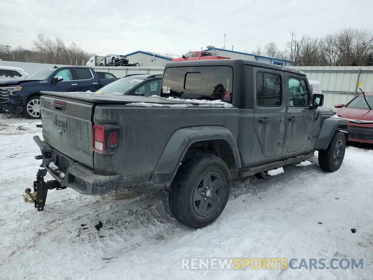 3 Photograph of a damaged car 1C6HJTAG4NL170016 JEEP GLADIATOR 2022