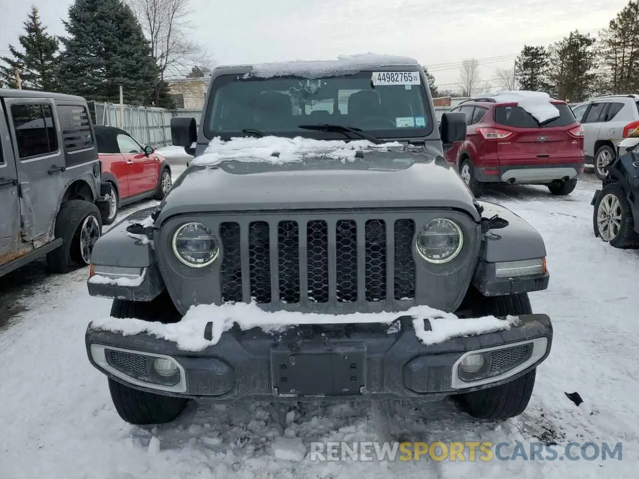 5 Photograph of a damaged car 1C6HJTAG4NL170016 JEEP GLADIATOR 2022