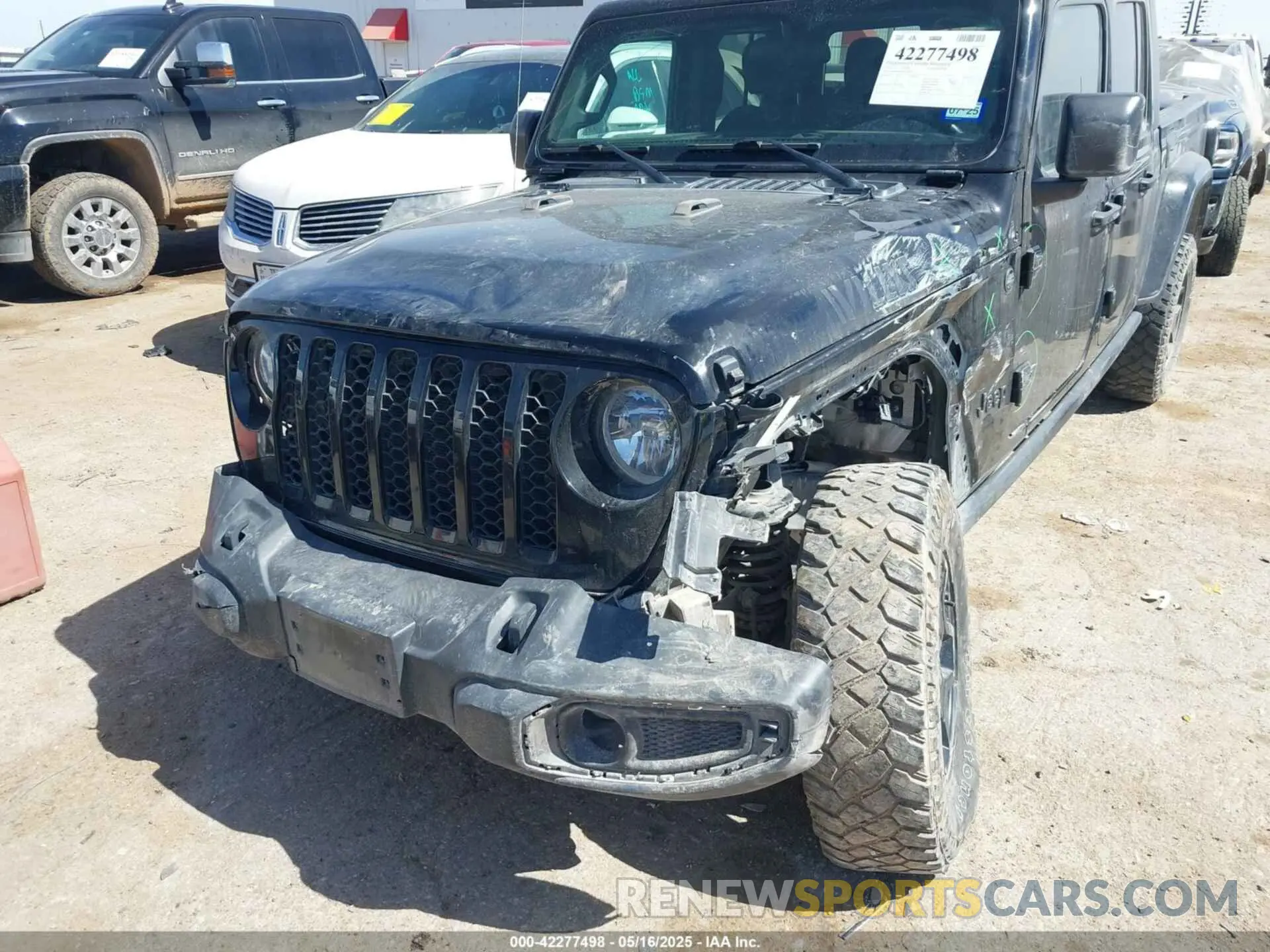 6 Photograph of a damaged car 1C6HJTAG5NL122301 JEEP GLADIATOR 2022