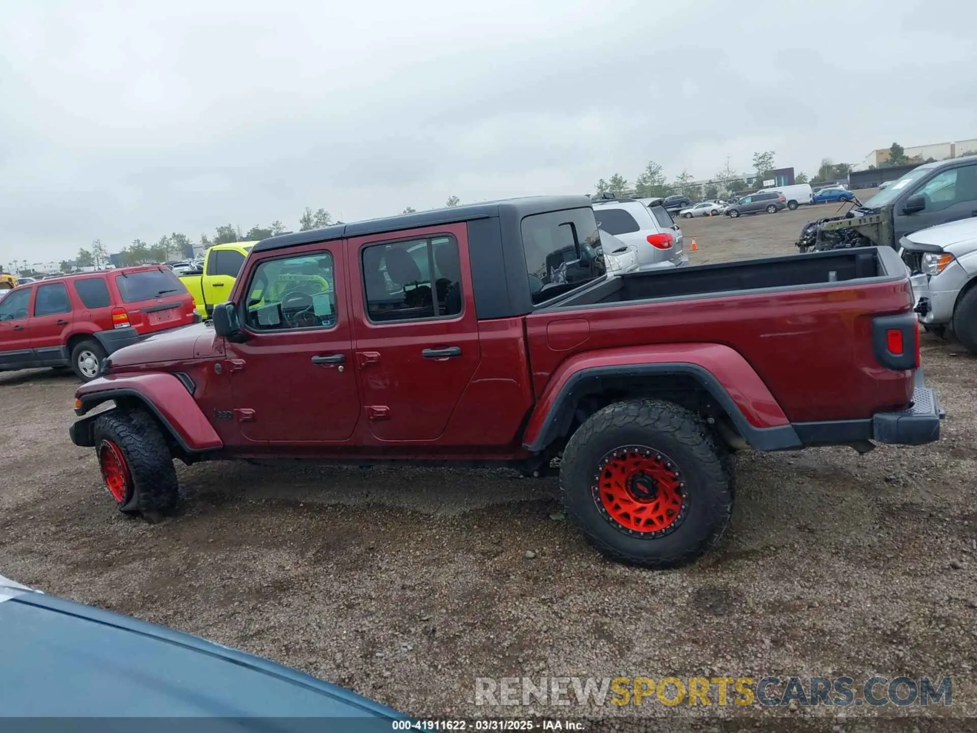 14 Photograph of a damaged car 1C6HJTAG5NL132164 JEEP GLADIATOR 2022