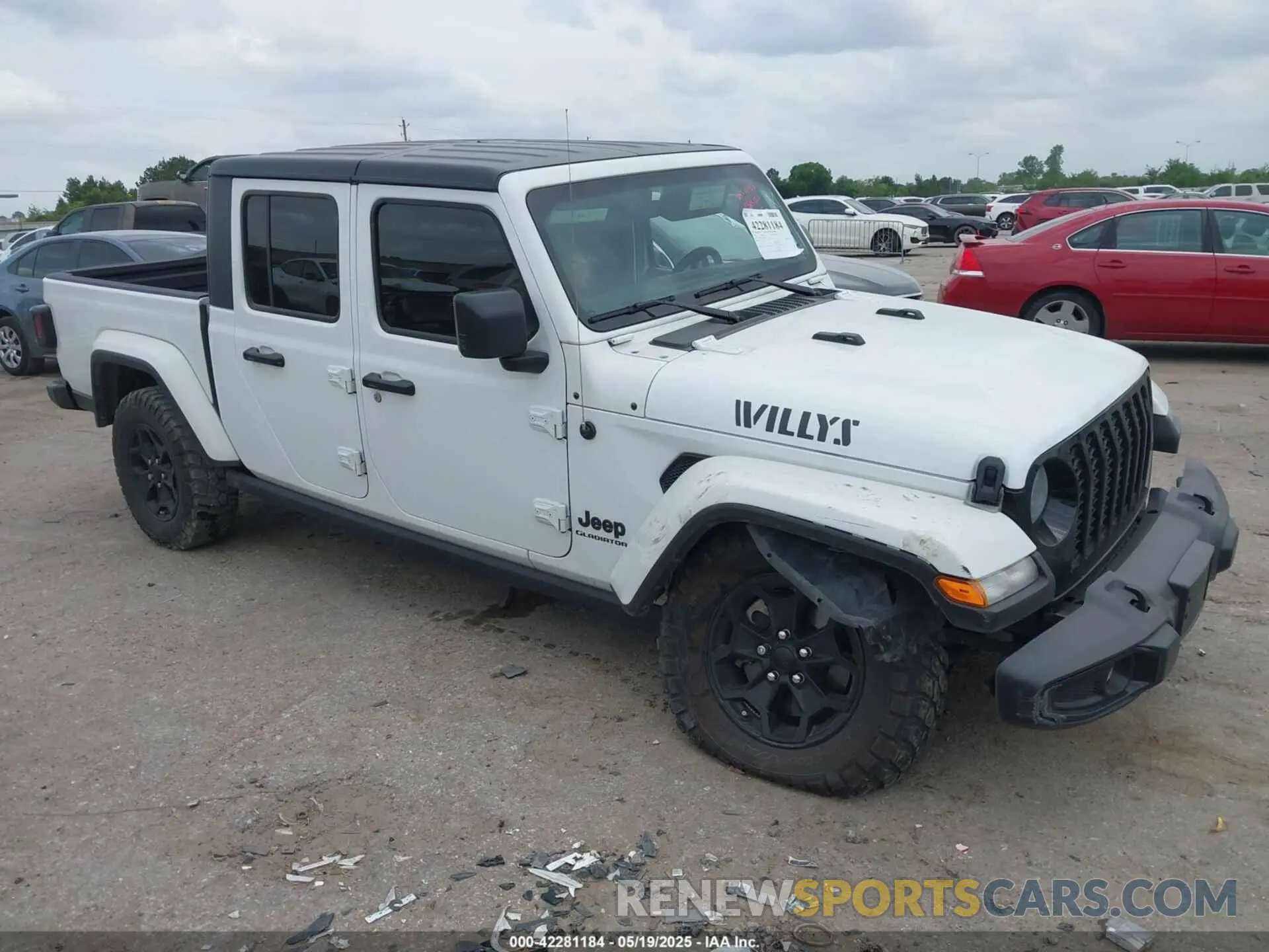1 Photograph of a damaged car 1C6HJTAG5NL168288 JEEP GLADIATOR 2022