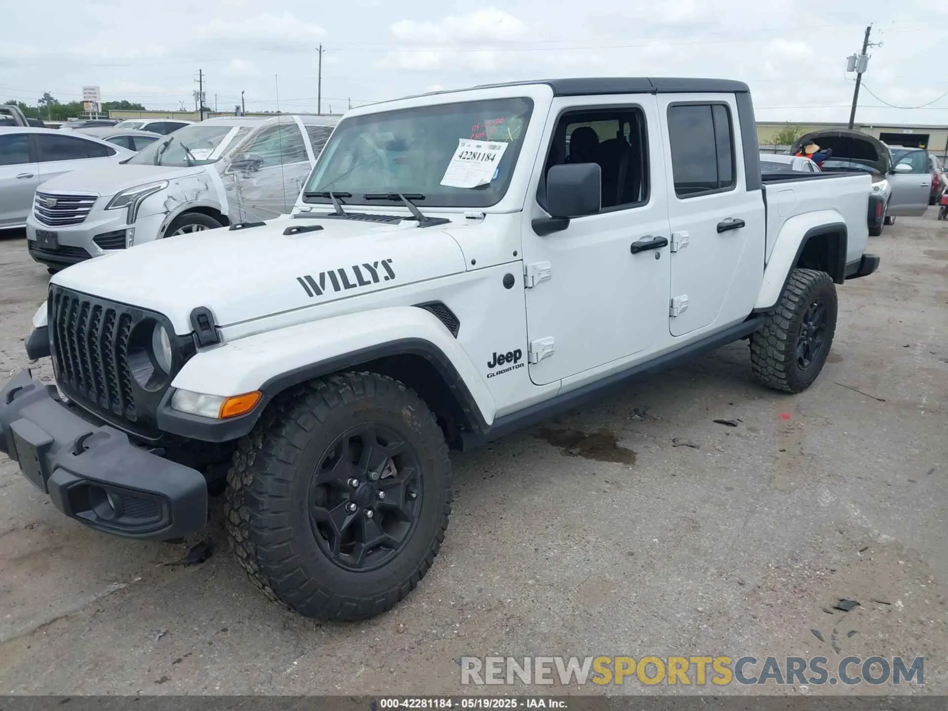 2 Photograph of a damaged car 1C6HJTAG5NL168288 JEEP GLADIATOR 2022