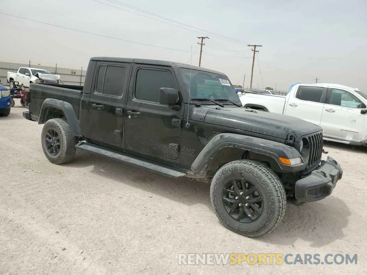 4 Photograph of a damaged car 1C6HJTAG6NL125790 JEEP GLADIATOR 2022