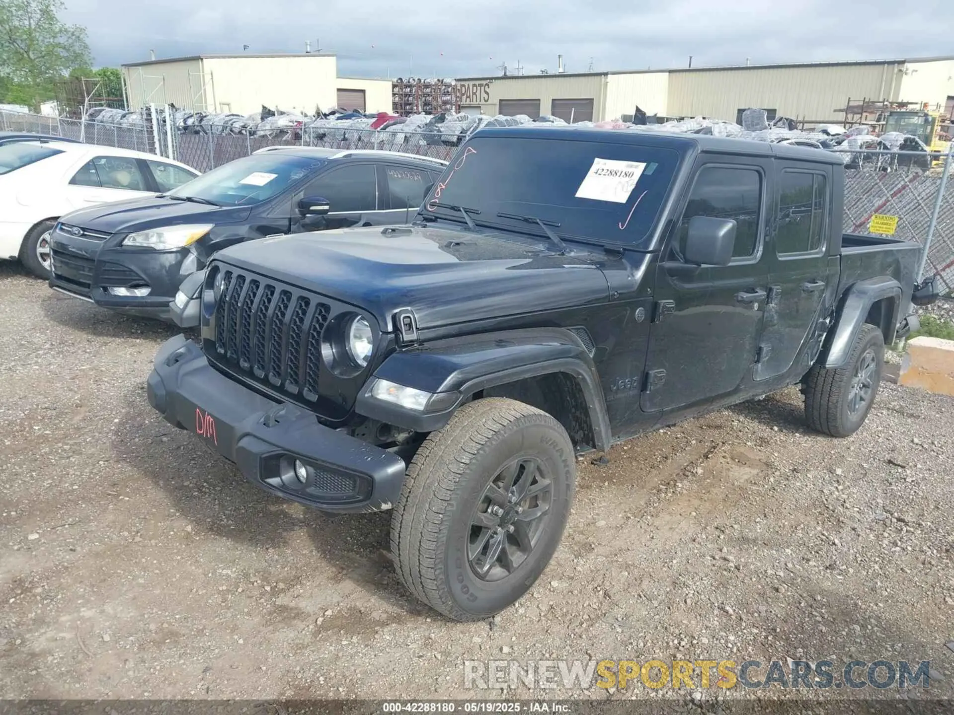 2 Photograph of a damaged car 1C6HJTAG7NL125006 JEEP GLADIATOR 2022