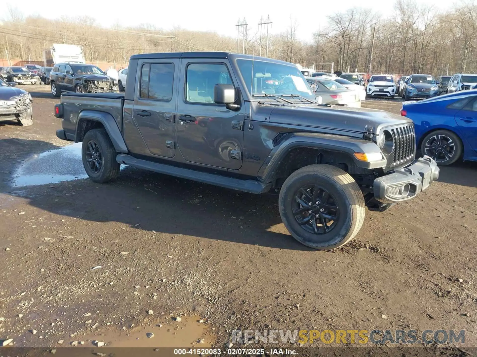 1 Photograph of a damaged car 1C6HJTAG7NL141819 JEEP GLADIATOR 2022