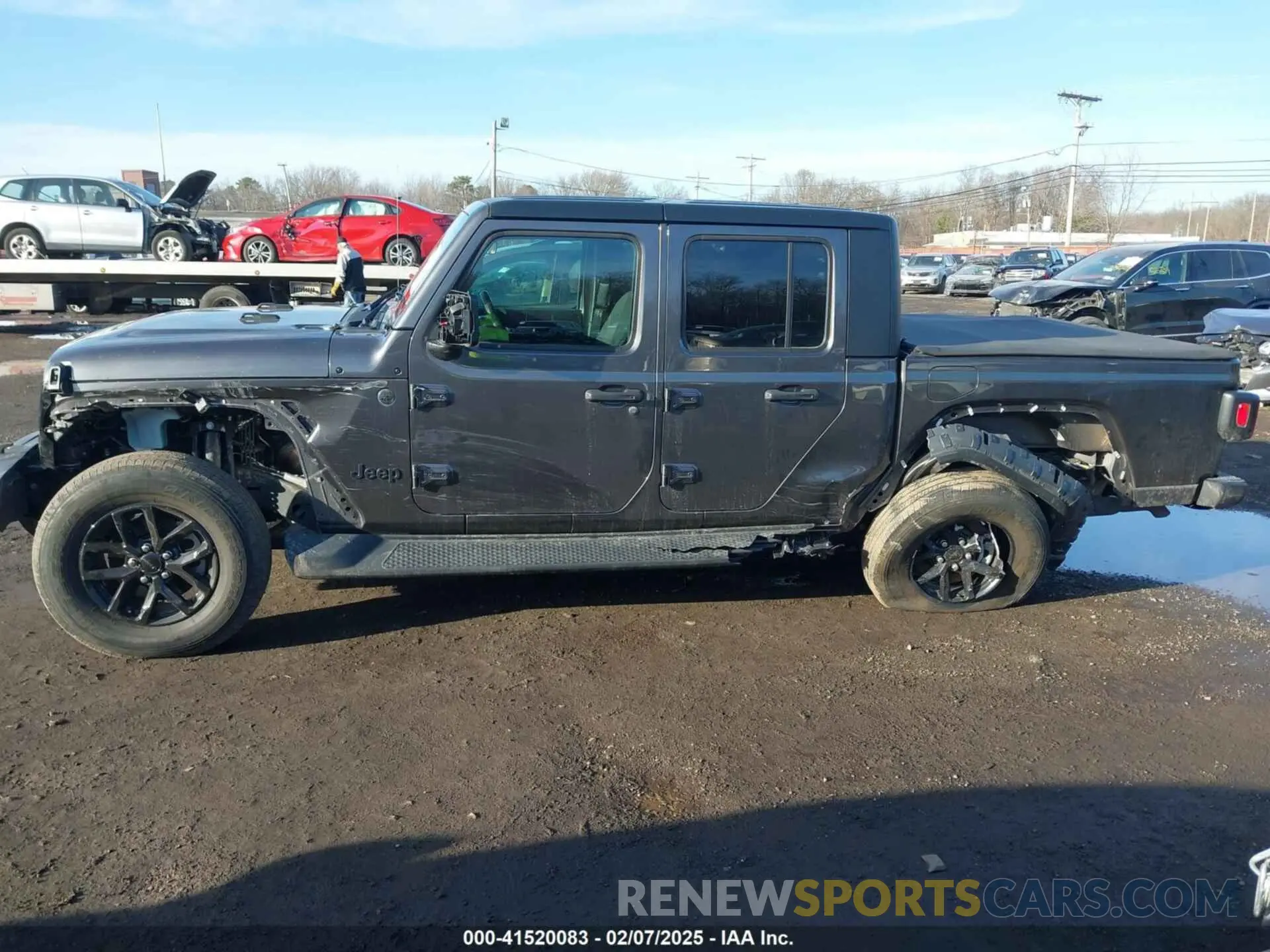 14 Photograph of a damaged car 1C6HJTAG7NL141819 JEEP GLADIATOR 2022