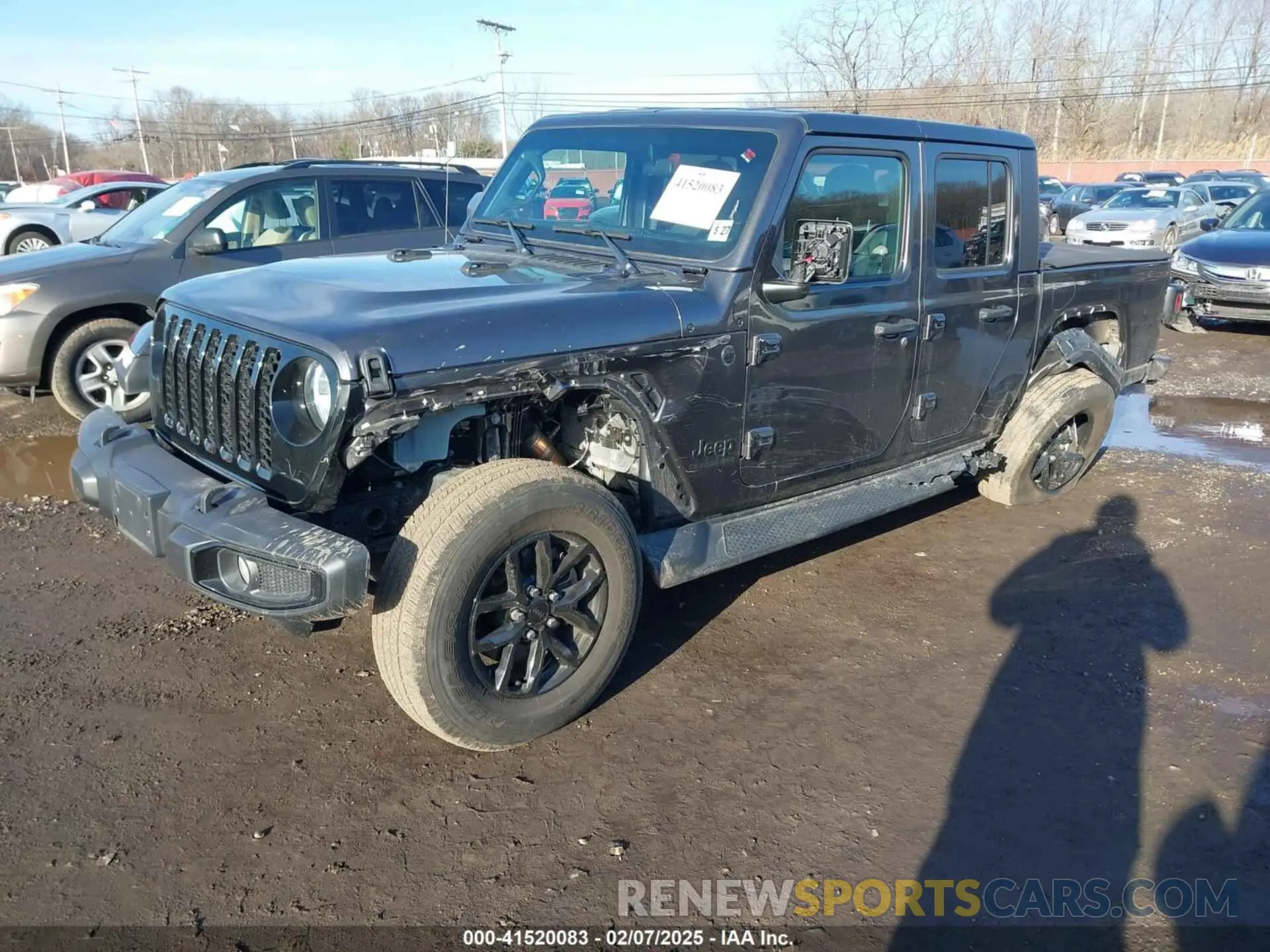 2 Photograph of a damaged car 1C6HJTAG7NL141819 JEEP GLADIATOR 2022