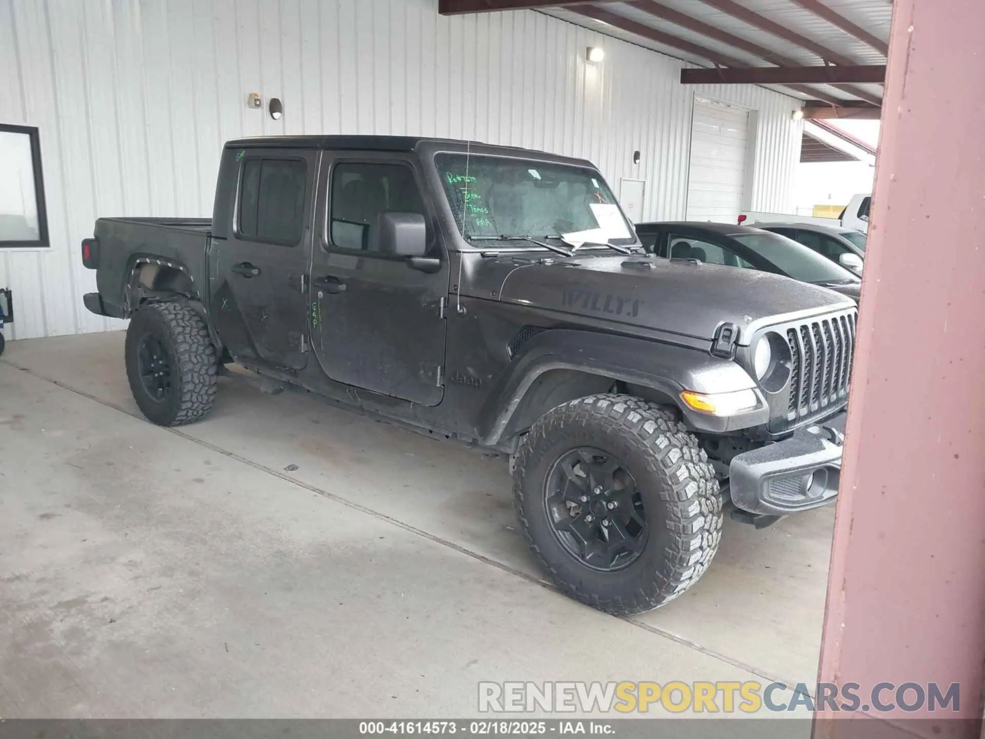 1 Photograph of a damaged car 1C6HJTAG7NL151184 JEEP GLADIATOR 2022