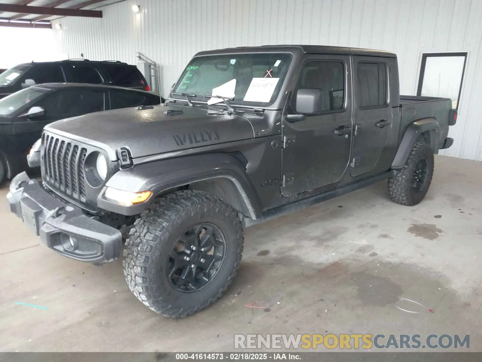 2 Photograph of a damaged car 1C6HJTAG7NL151184 JEEP GLADIATOR 2022