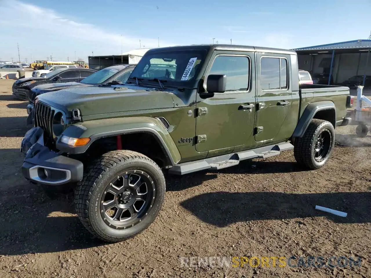 1 Photograph of a damaged car 1C6HJTAG8NL101992 JEEP GLADIATOR 2022
