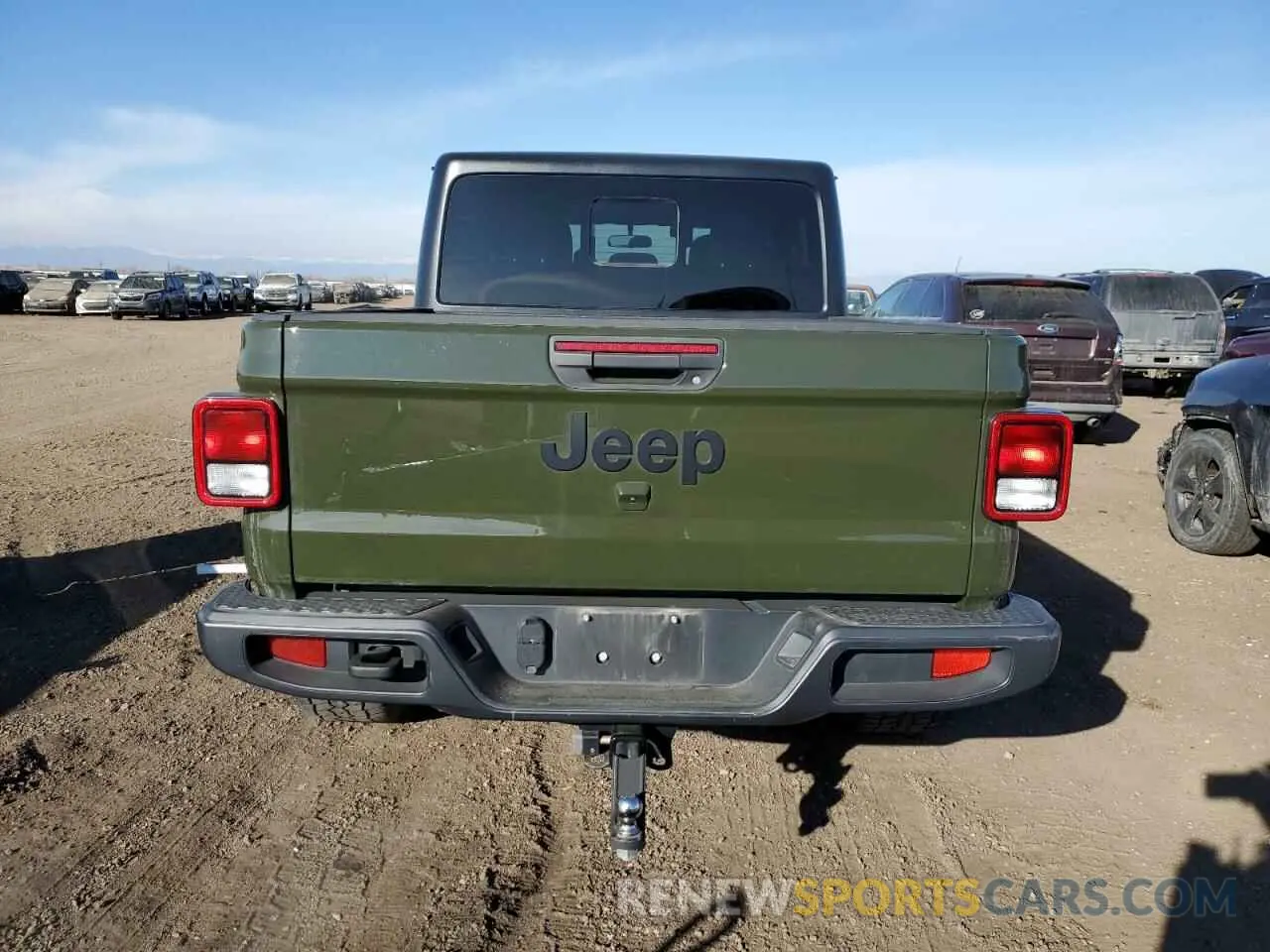 6 Photograph of a damaged car 1C6HJTAG8NL101992 JEEP GLADIATOR 2022