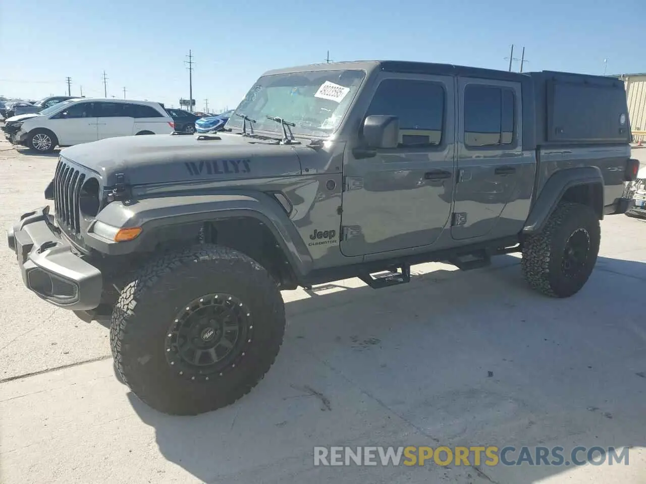1 Photograph of a damaged car 1C6HJTAG8NL103449 JEEP GLADIATOR 2022