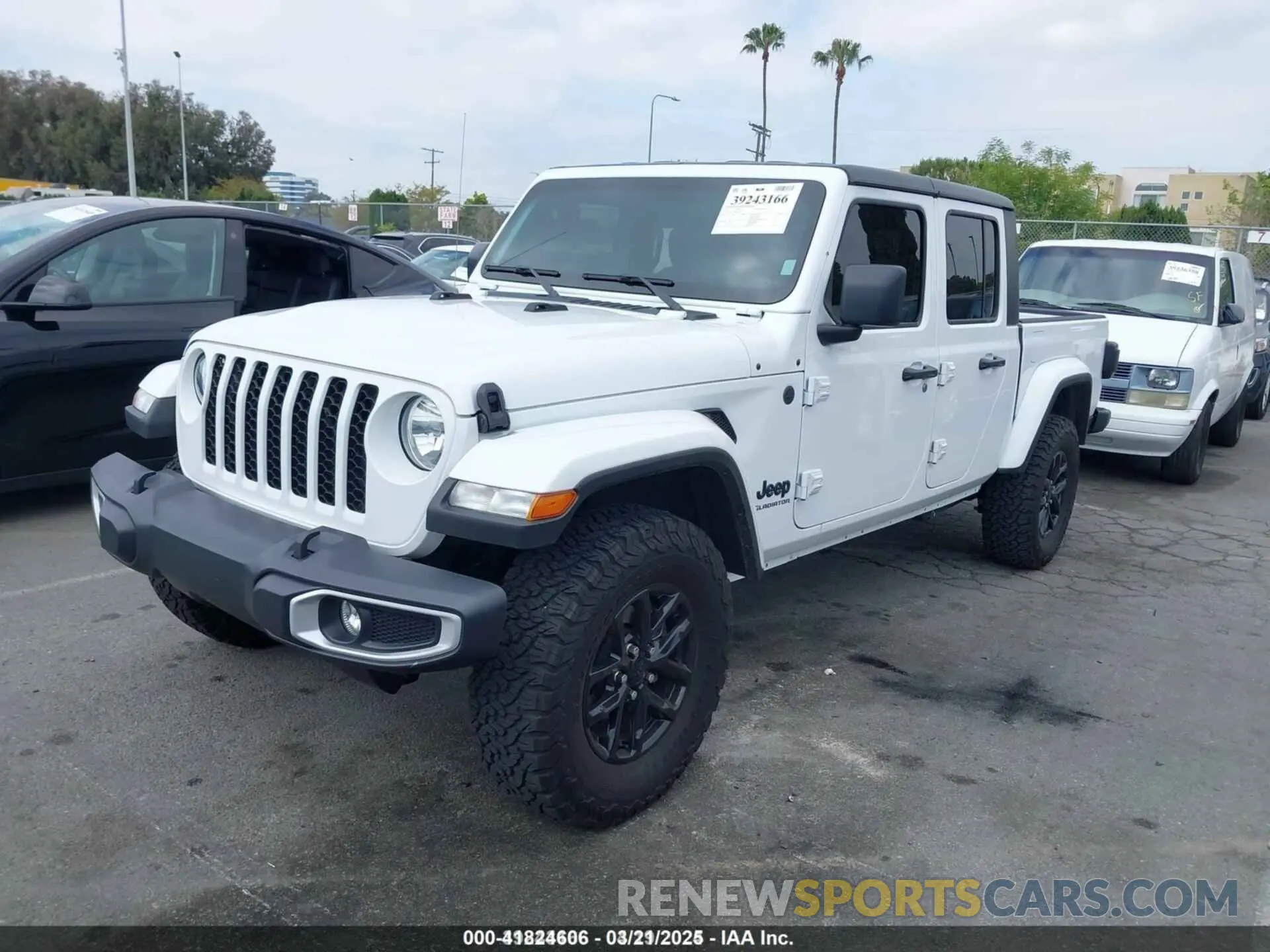2 Photograph of a damaged car 1C6HJTAG8NL181214 JEEP GLADIATOR 2022