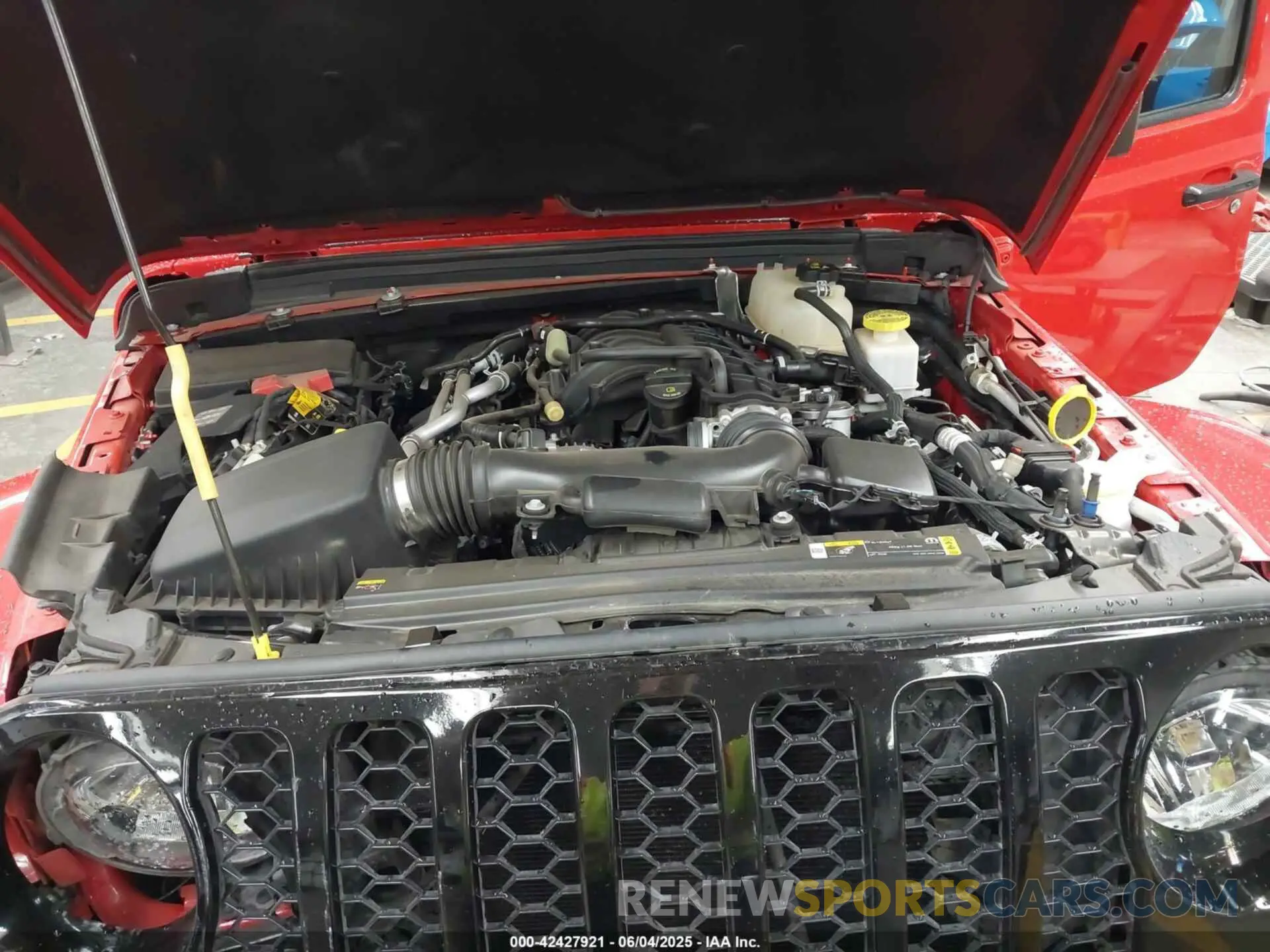 10 Photograph of a damaged car 1C6HJTAGXNL117353 JEEP GLADIATOR 2022