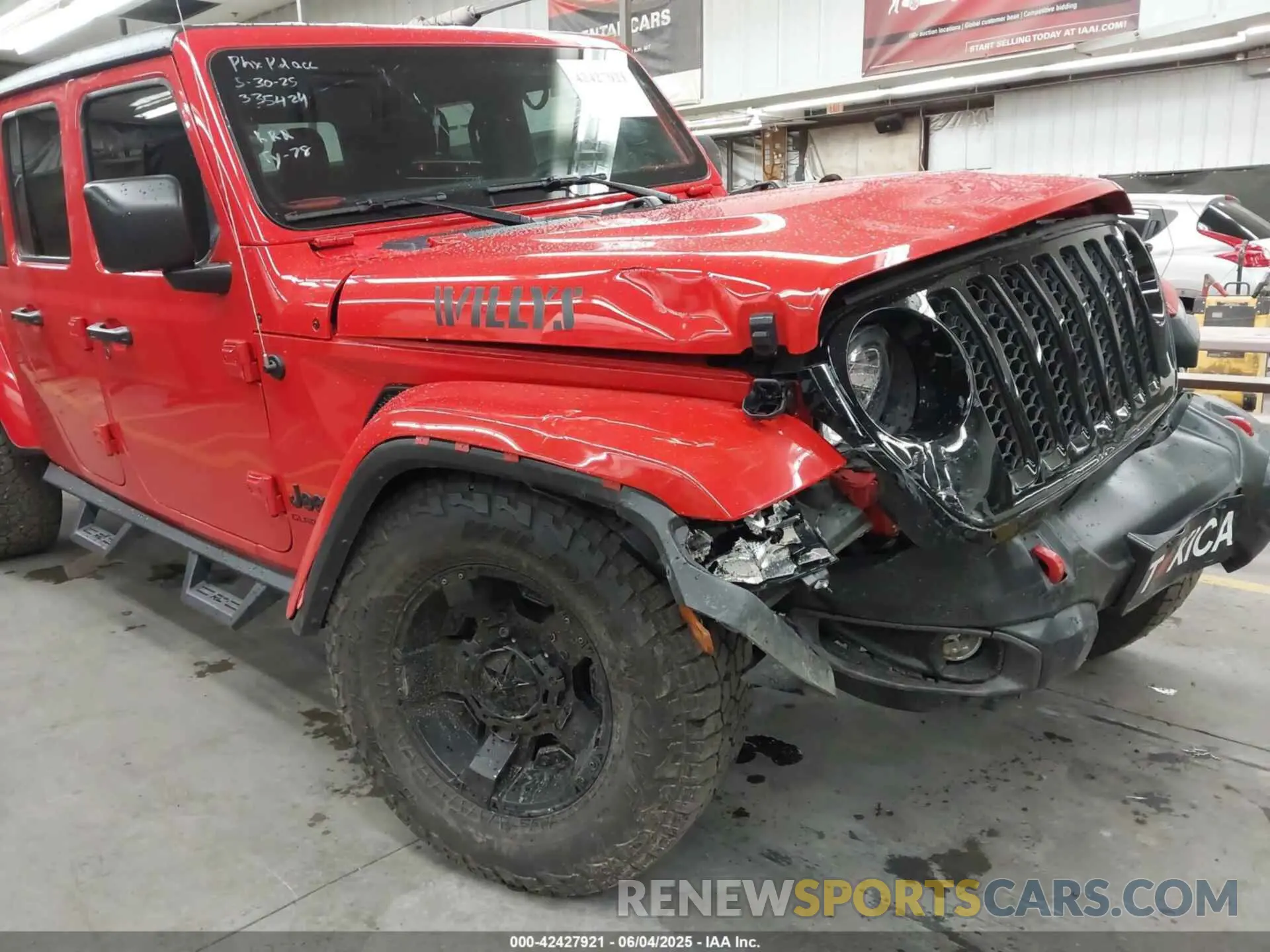 6 Photograph of a damaged car 1C6HJTAGXNL117353 JEEP GLADIATOR 2022