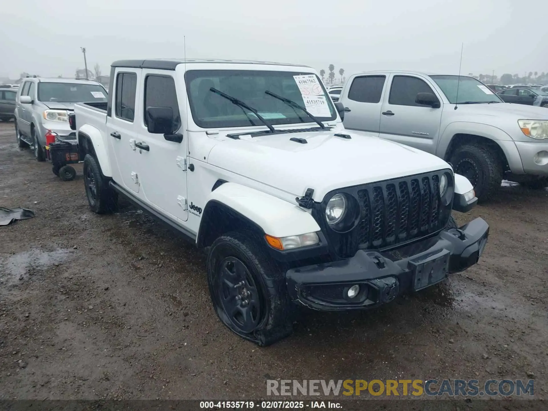 1 Photograph of a damaged car 1C6HJTAGXNL143080 JEEP GLADIATOR 2022