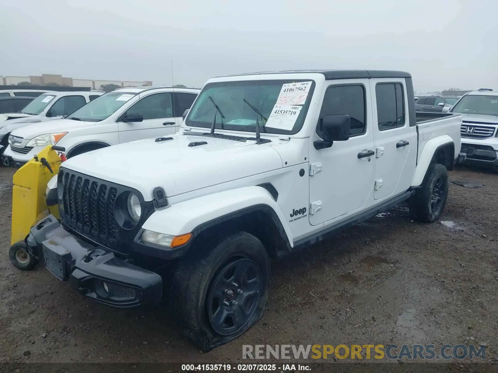 6 Photograph of a damaged car 1C6HJTAGXNL143080 JEEP GLADIATOR 2022