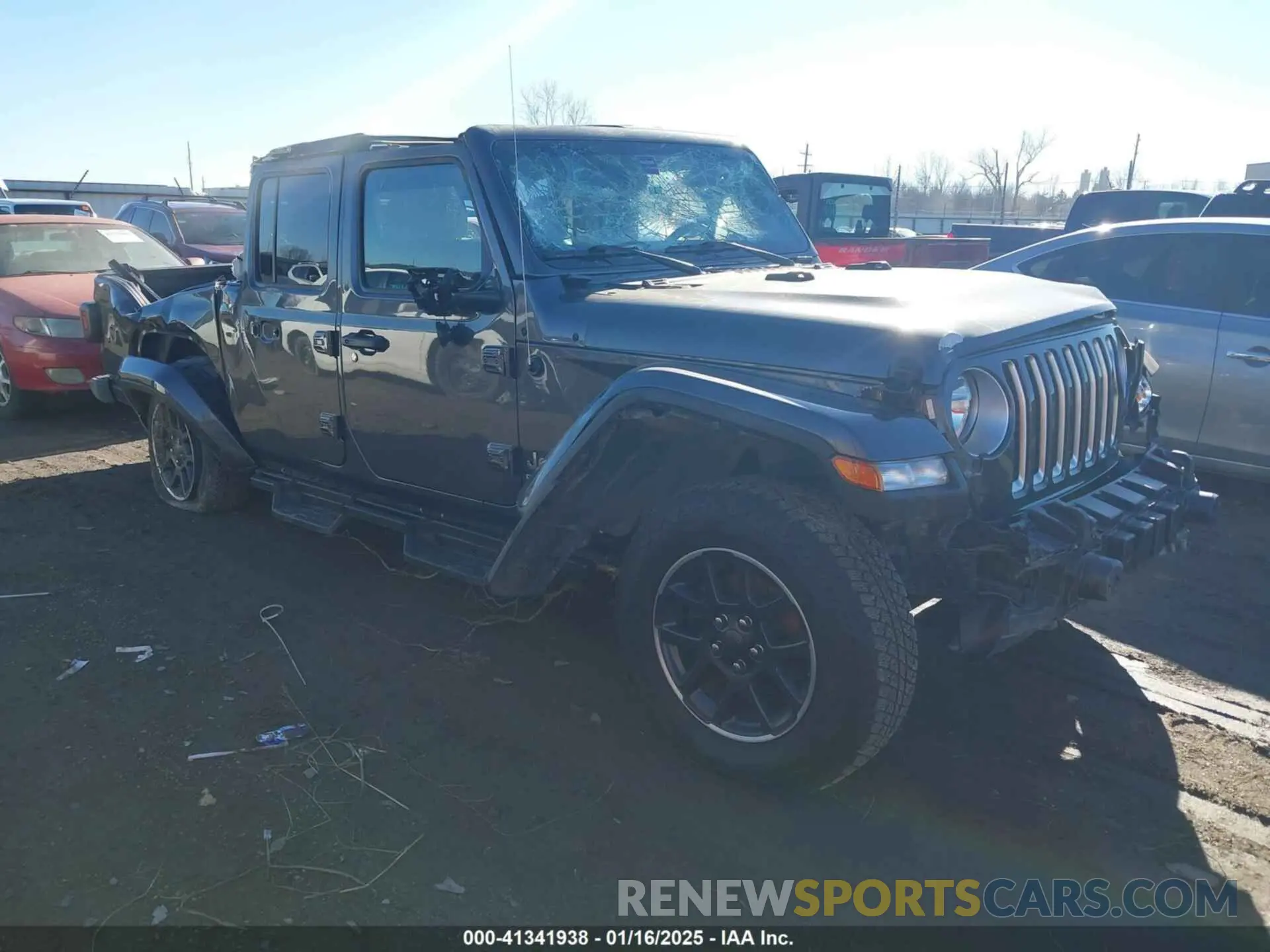 1 Photograph of a damaged car 1C6HJTFG2NL183405 JEEP GLADIATOR 2022