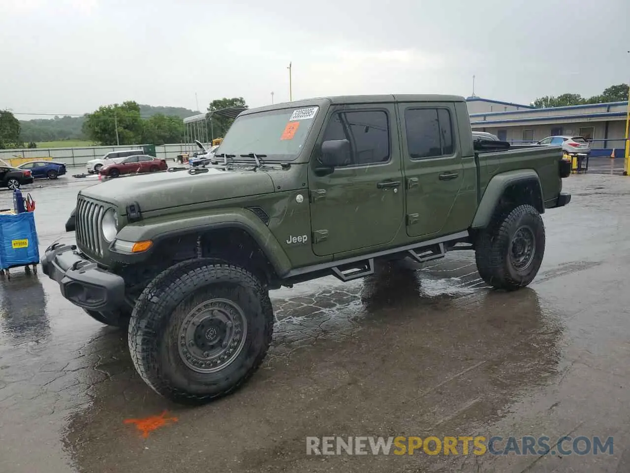 1 Photograph of a damaged car 1C6HJTFG3NL175555 JEEP GLADIATOR 2022