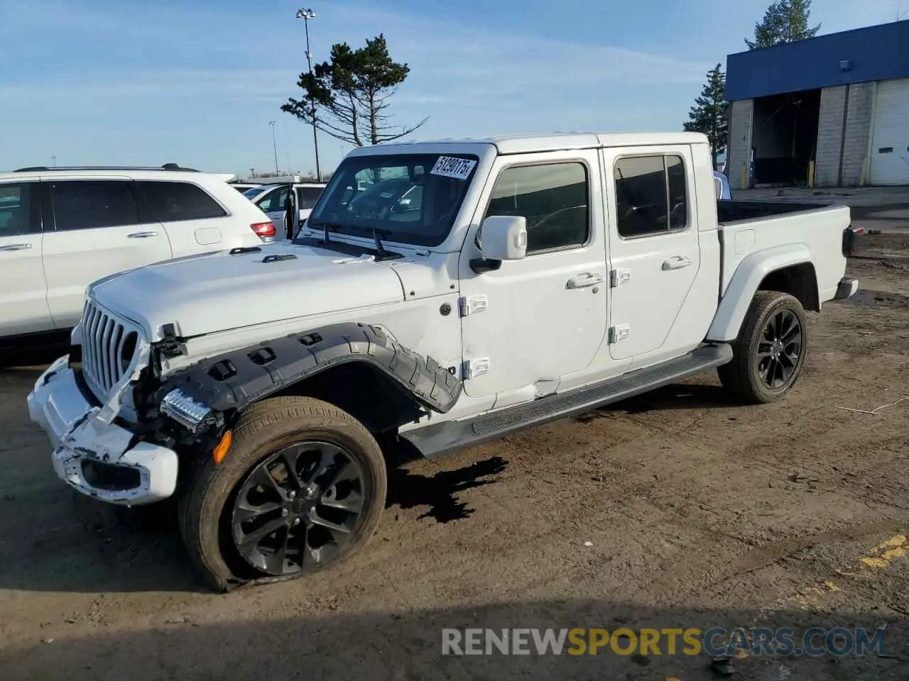 1 Photograph of a damaged car 1C6HJTFG4NL102310 JEEP GLADIATOR 2022