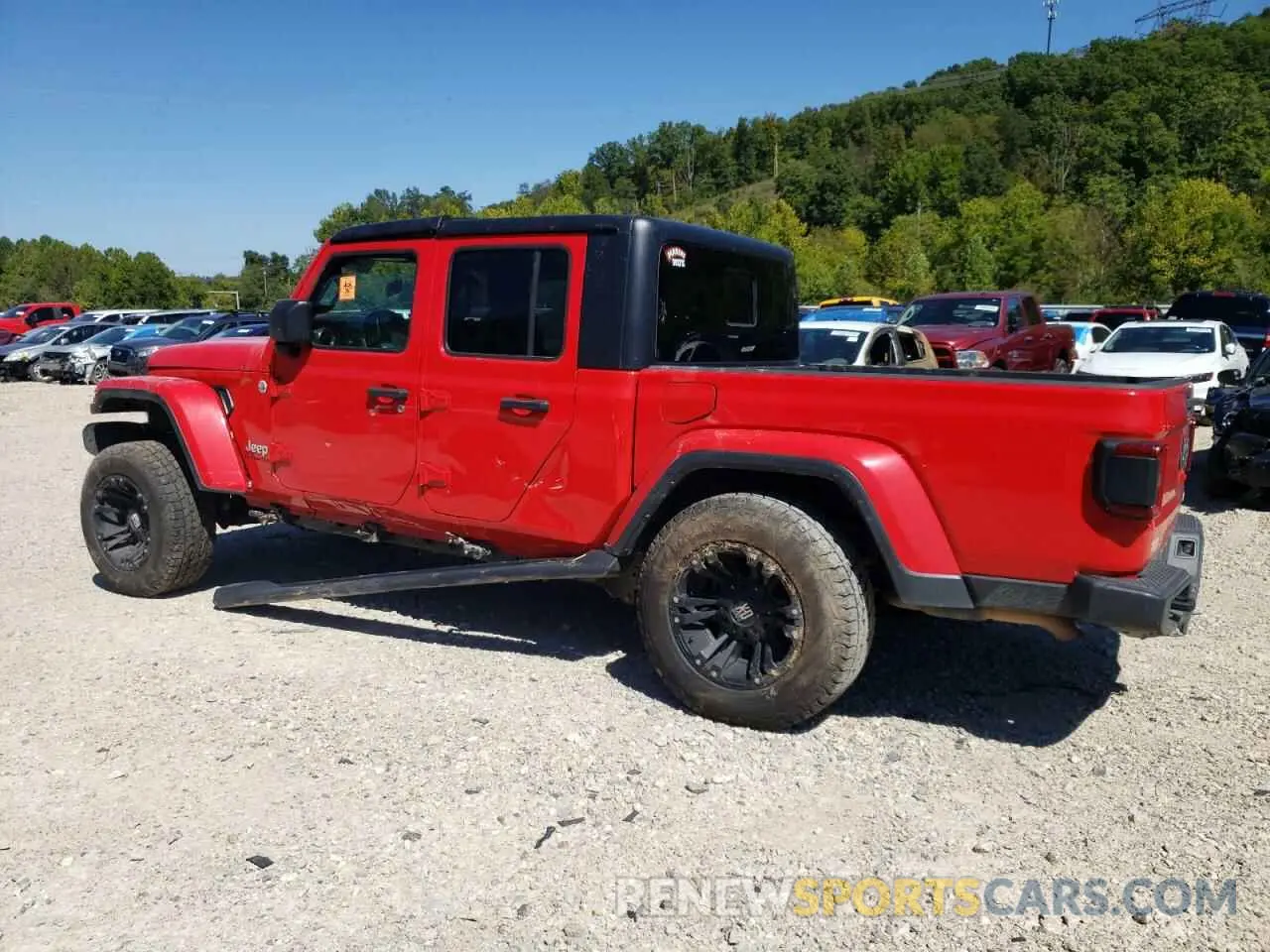 2 Photograph of a damaged car 1C6HJTFG6NL103412 JEEP GLADIATOR 2022