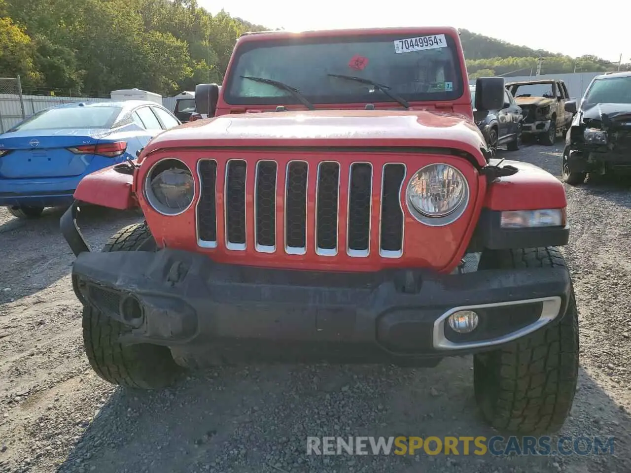 5 Photograph of a damaged car 1C6HJTFG6NL103412 JEEP GLADIATOR 2022